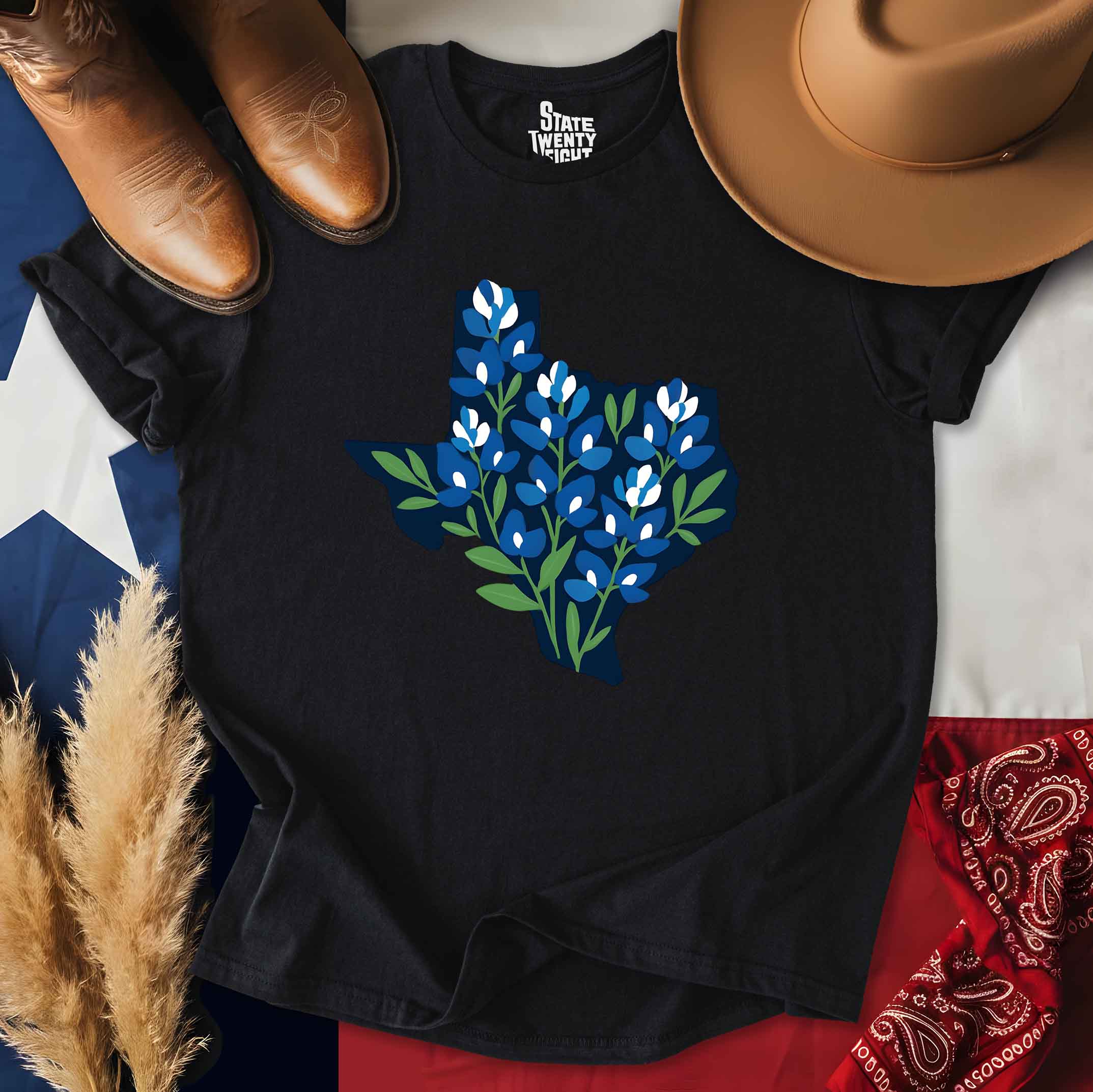 Lone Star Blooms  T-shirt