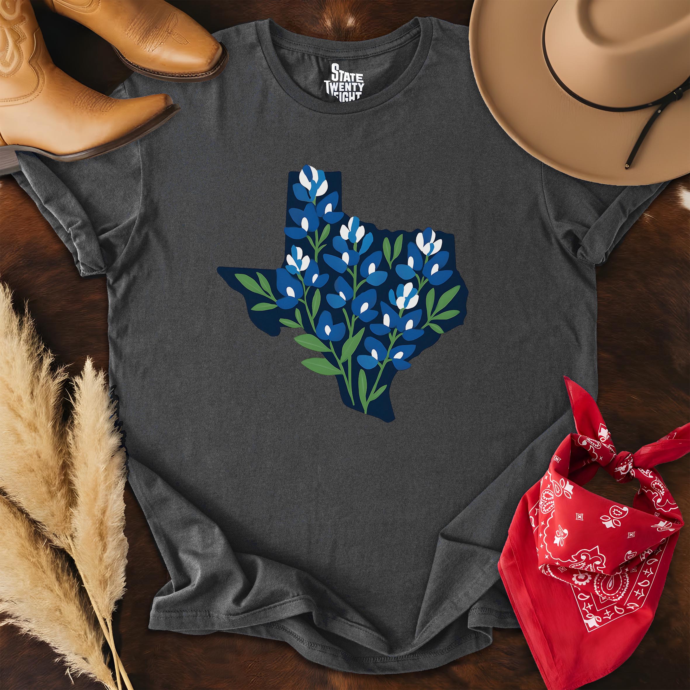 Lone Star Blooms  T-shirt