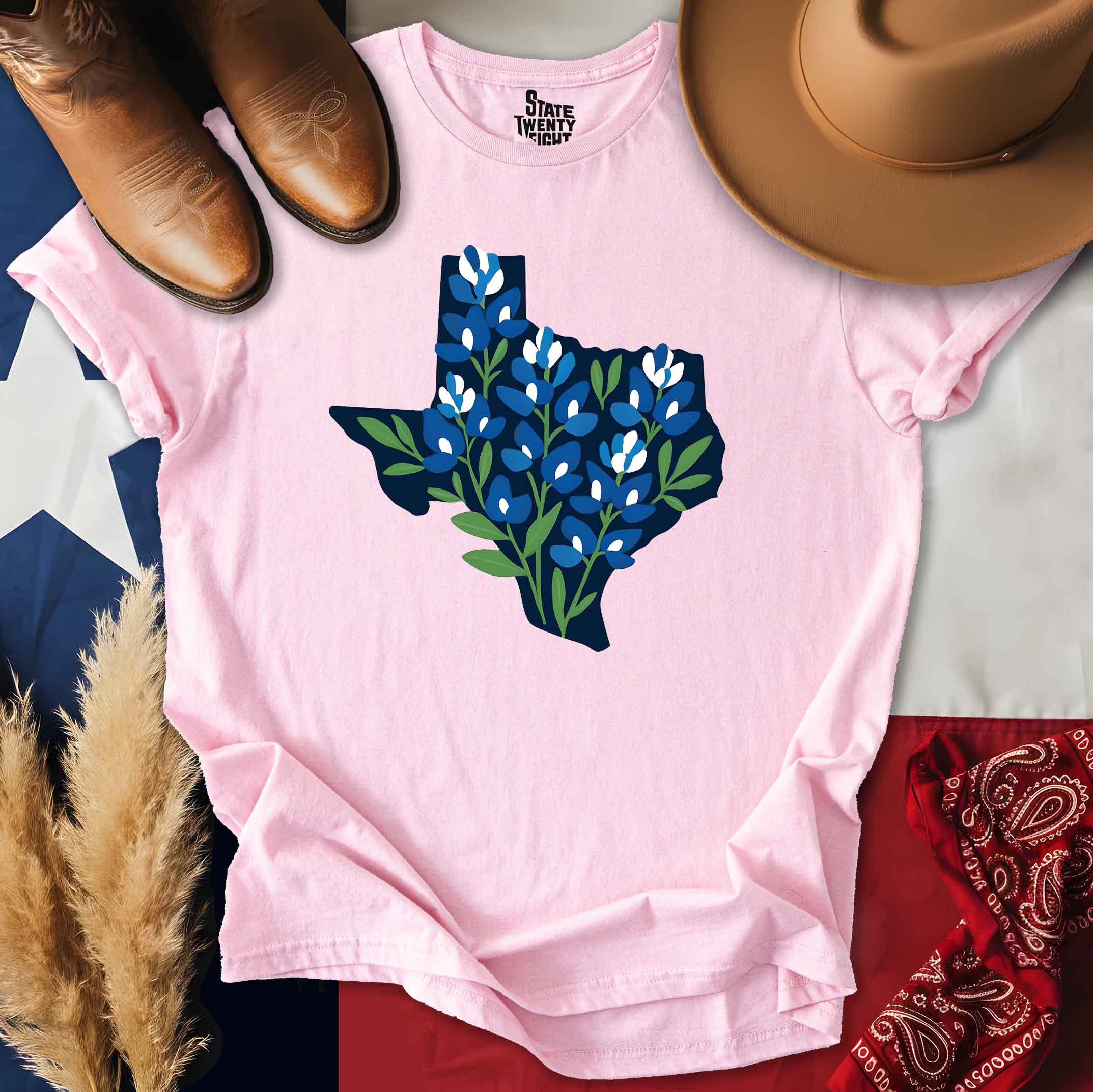 Lone Star Blooms  T-shirt
