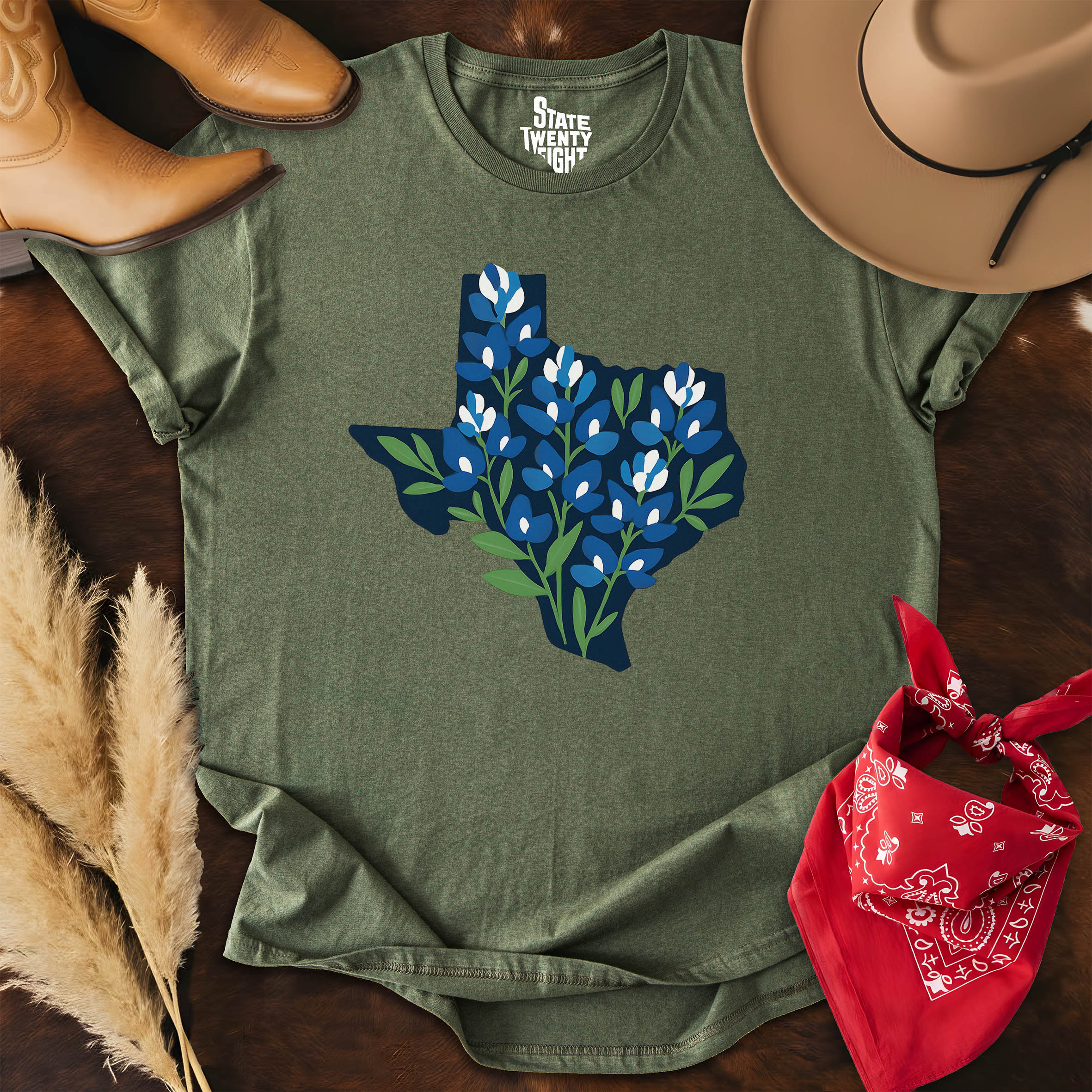 Lone Star Blooms  T-shirt