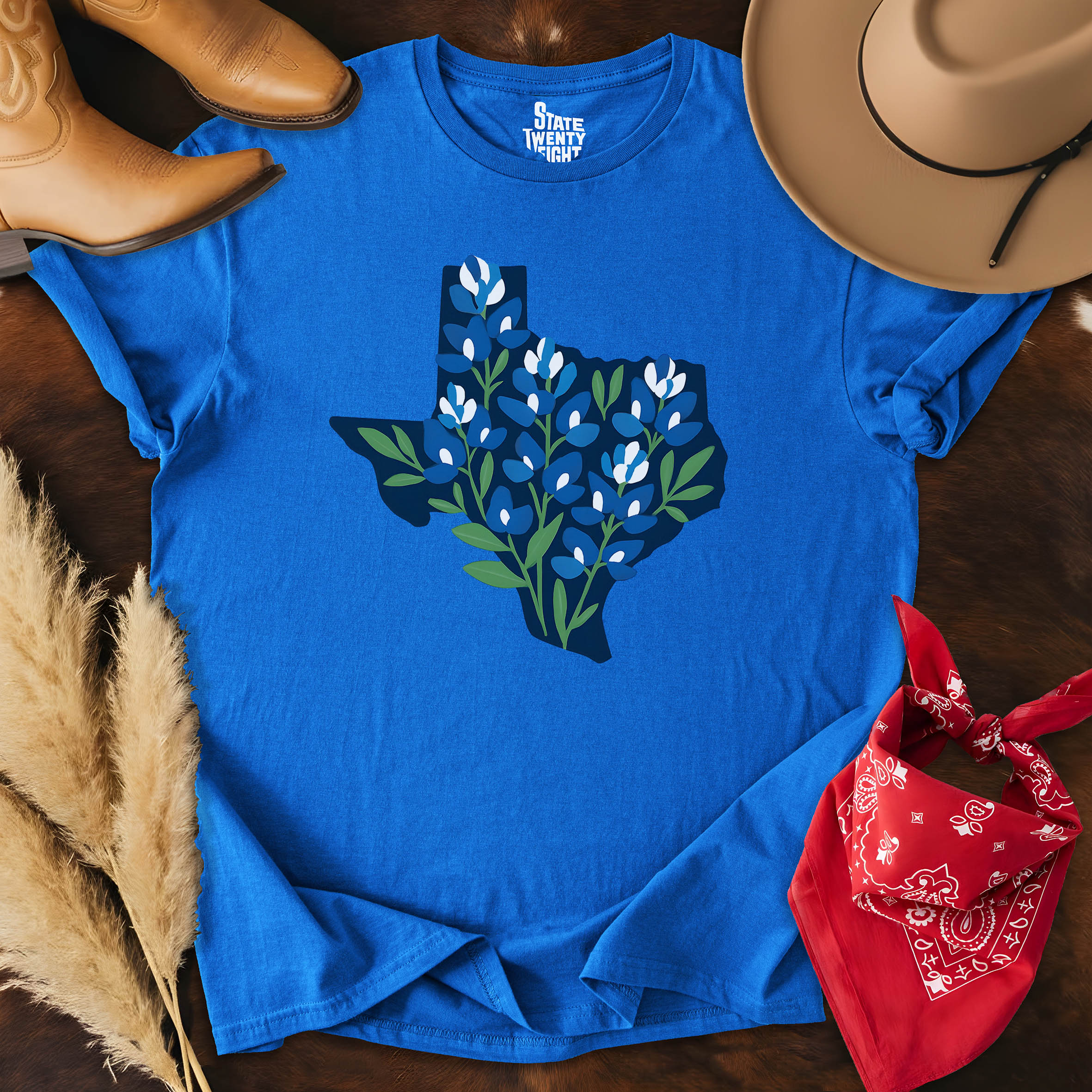 Lone Star Blooms  T-shirt