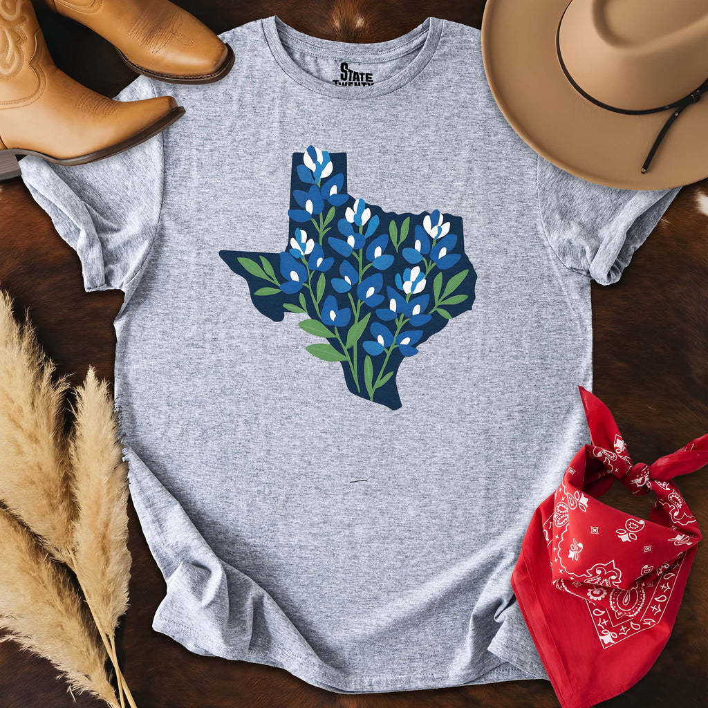 Lone Star Blooms  T-shirt