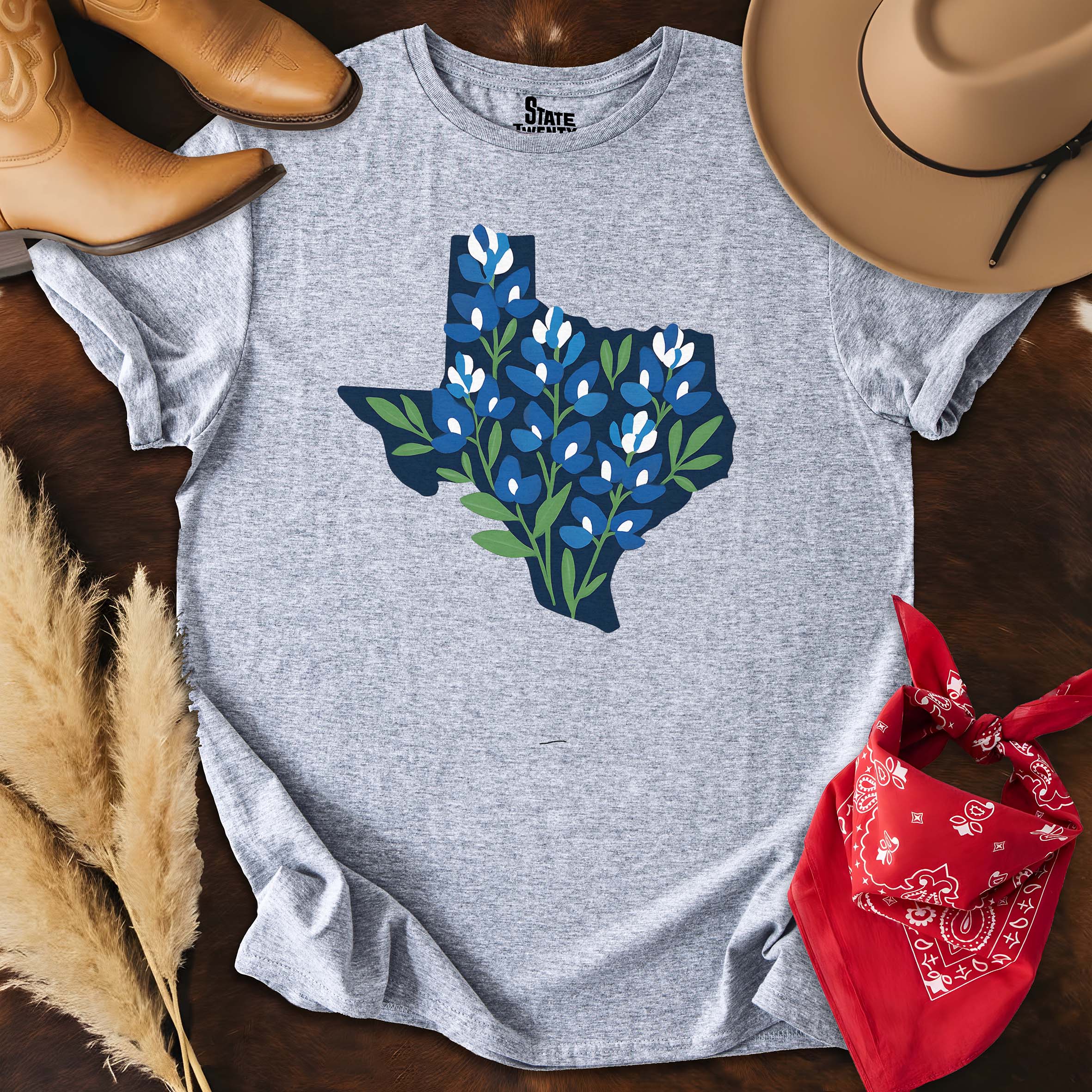 Lone Star Blooms  T-shirt