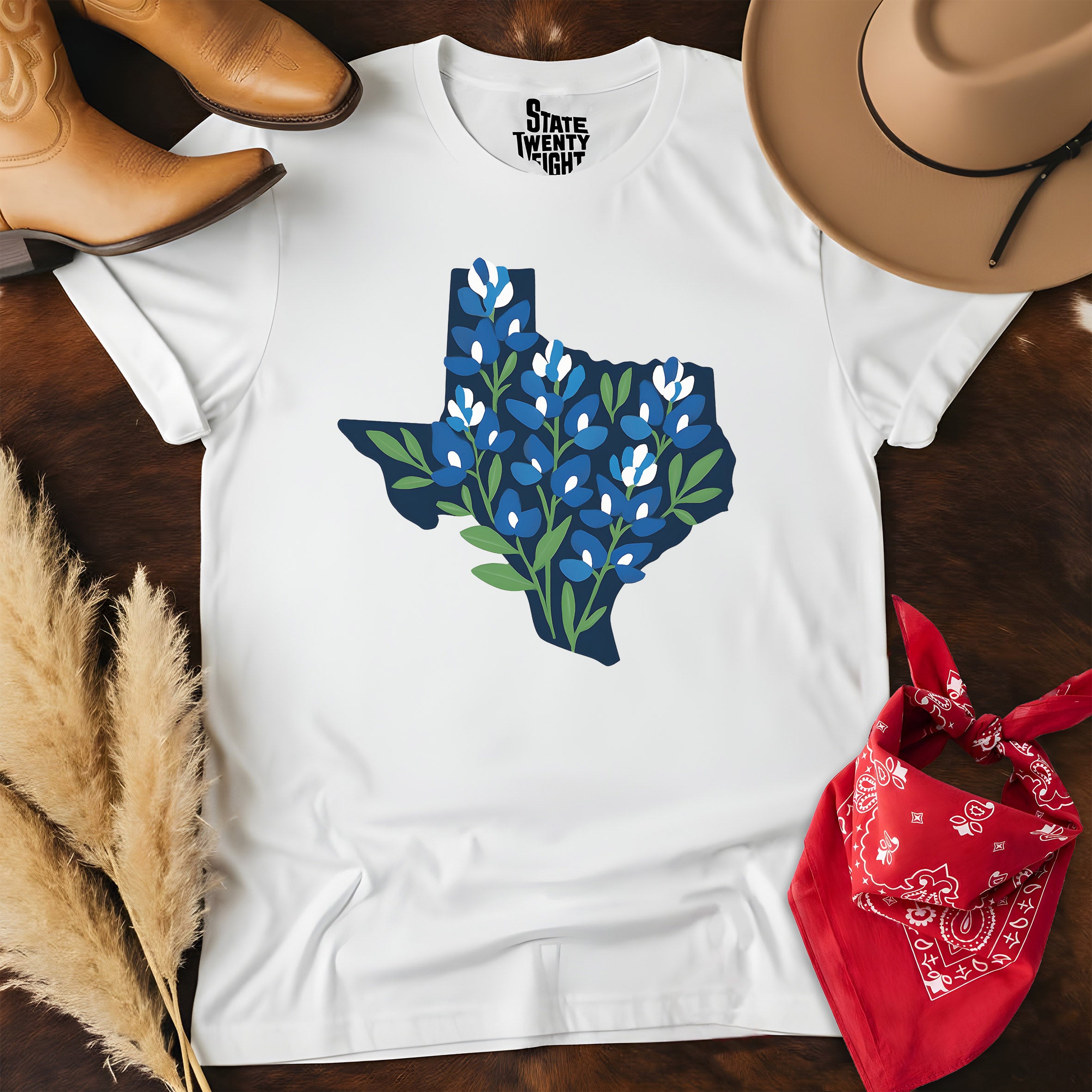 Lone Star Blooms  T-shirt