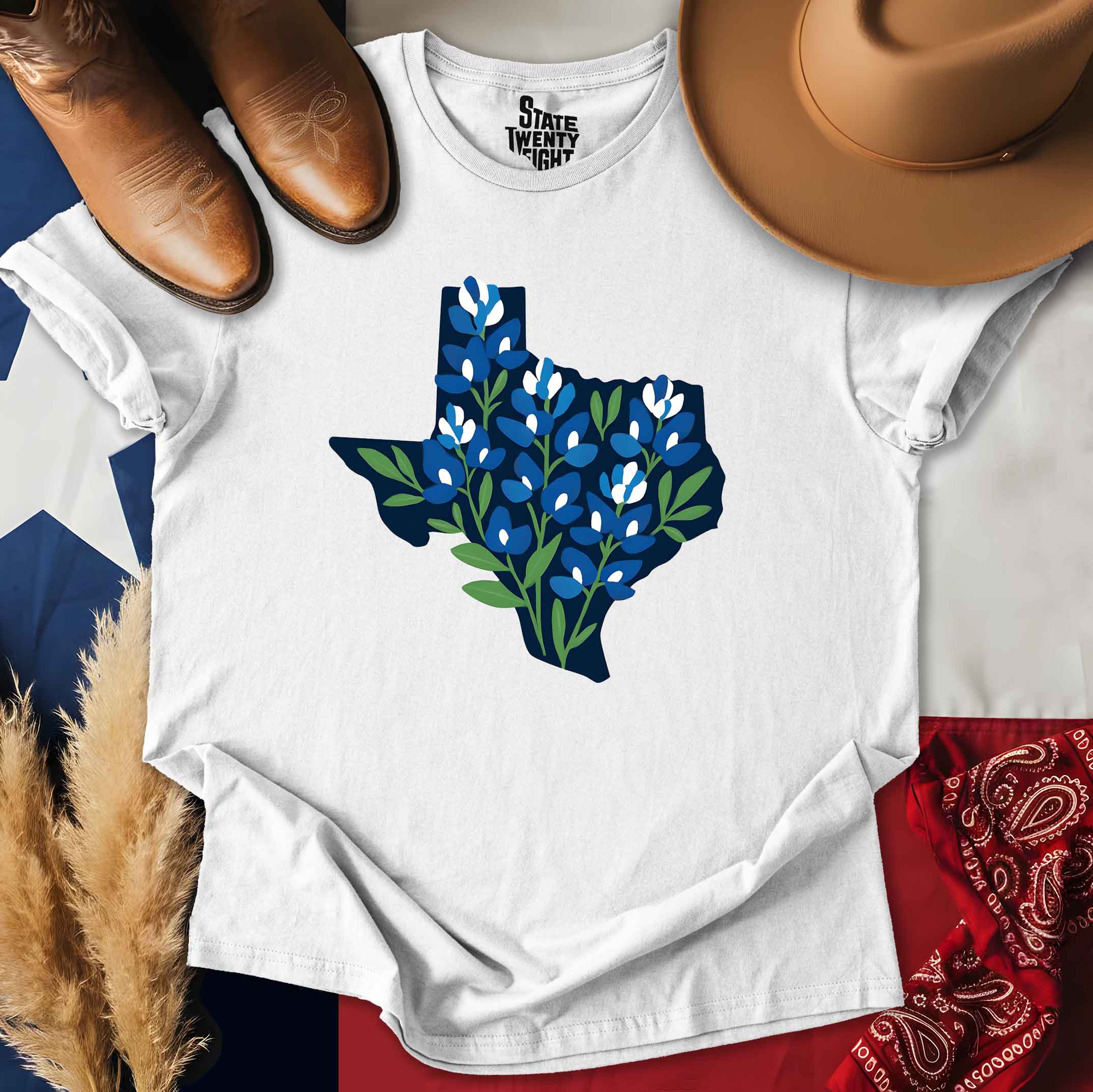 Lone Star Blooms  T-shirt