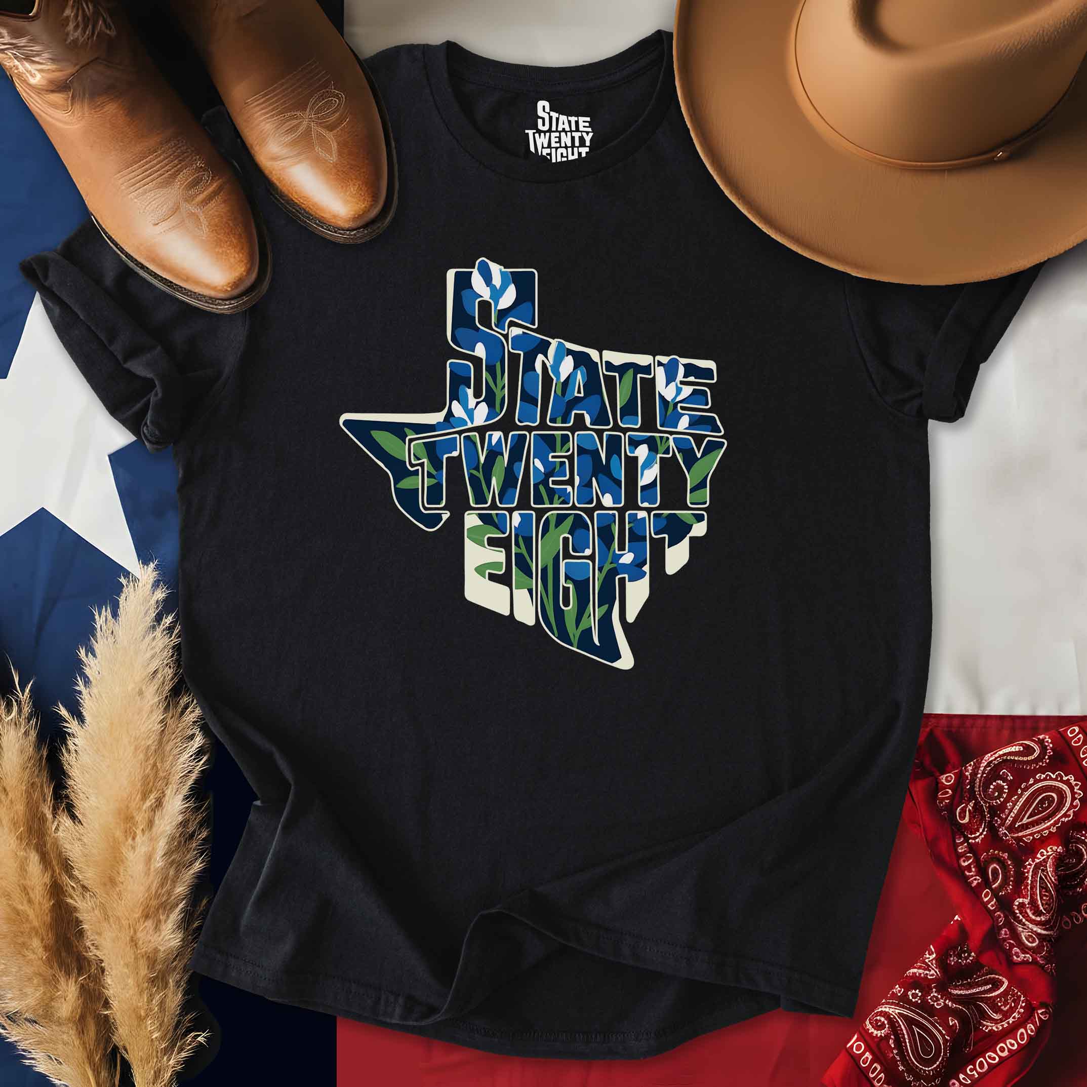 Bluebonnets Season Logo T-shirt