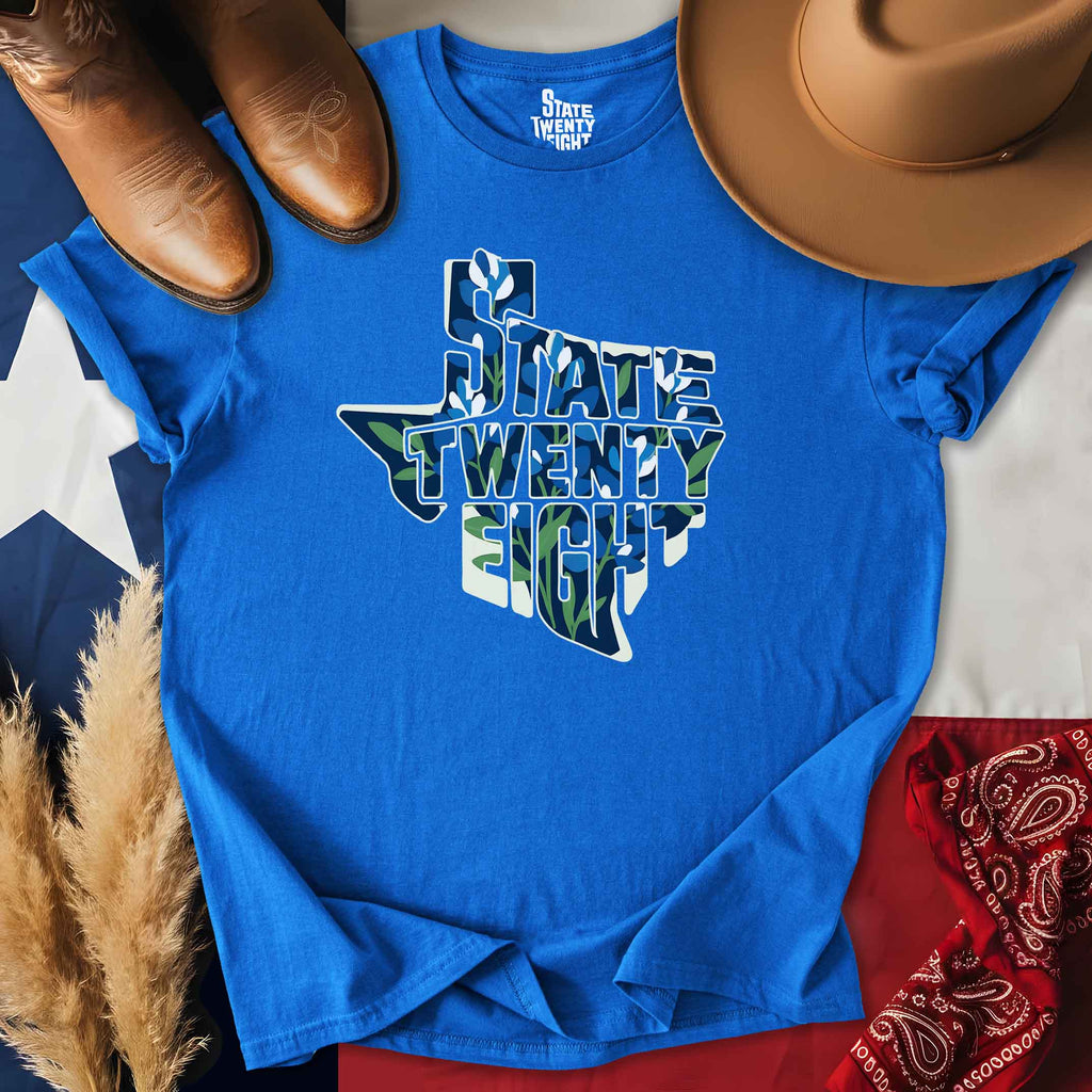 Bluebonnets Season Logo T-shirt