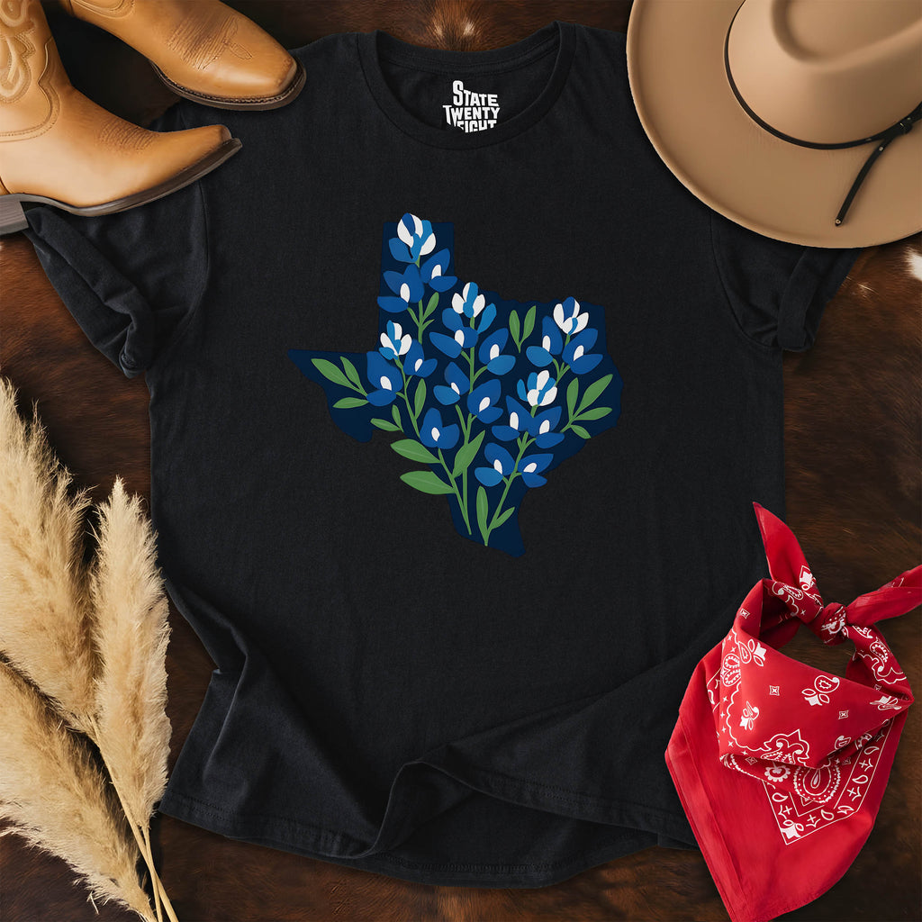 Lone Star Blooms  T-shirt