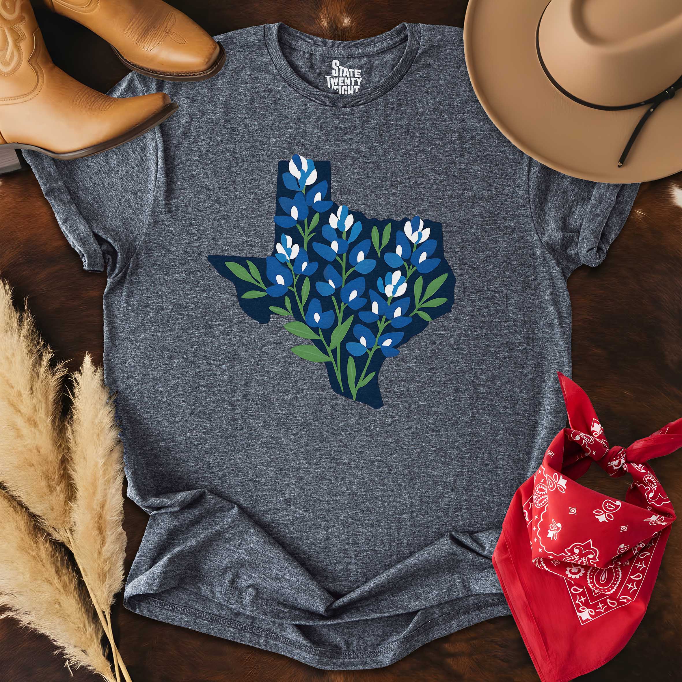 Lone Star Blooms  T-shirt