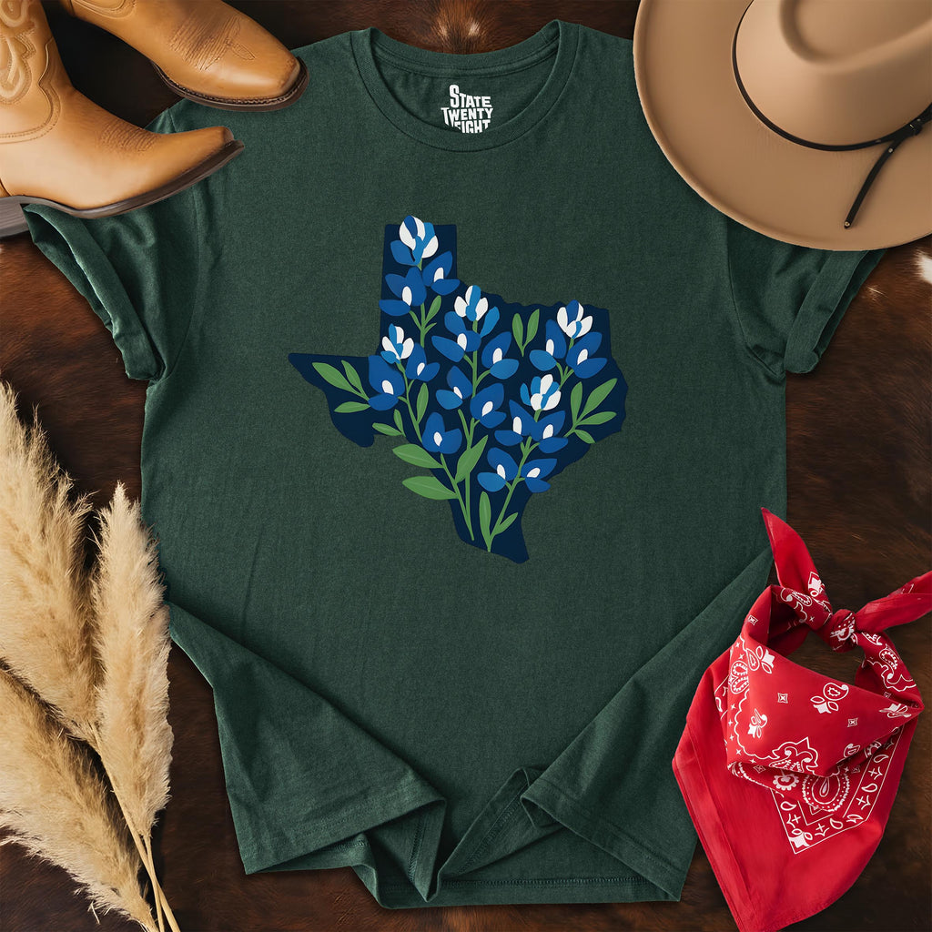 Lone Star Blooms  T-shirt