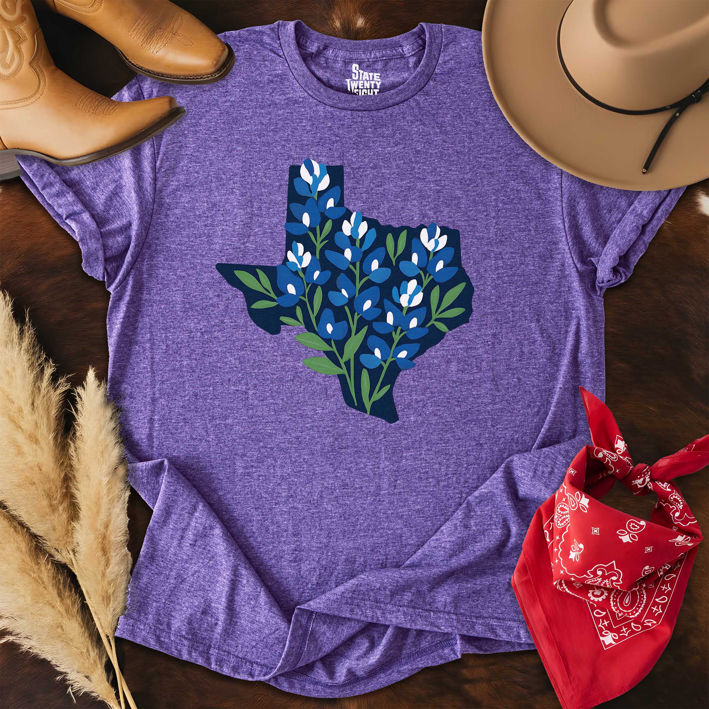 Lone Star Blooms  T-shirt