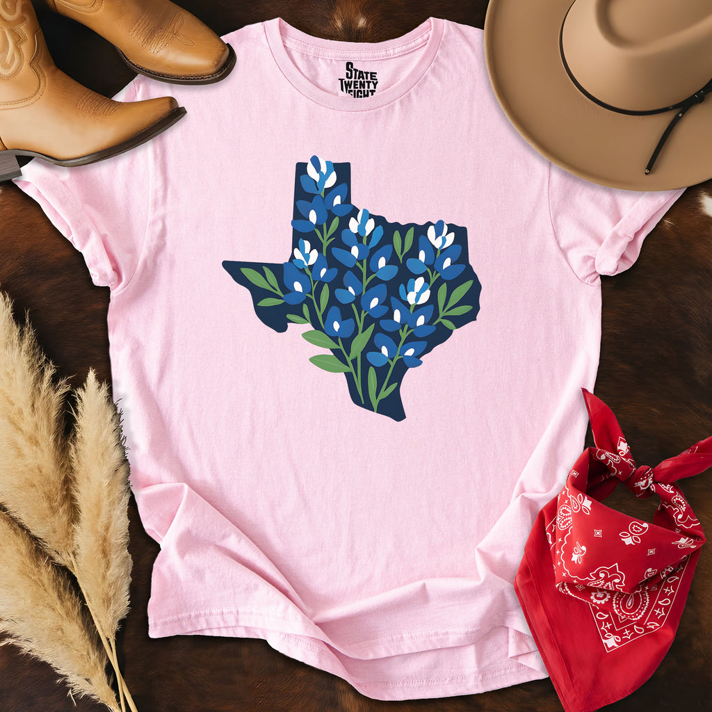 Lone Star Blooms  T-shirt
