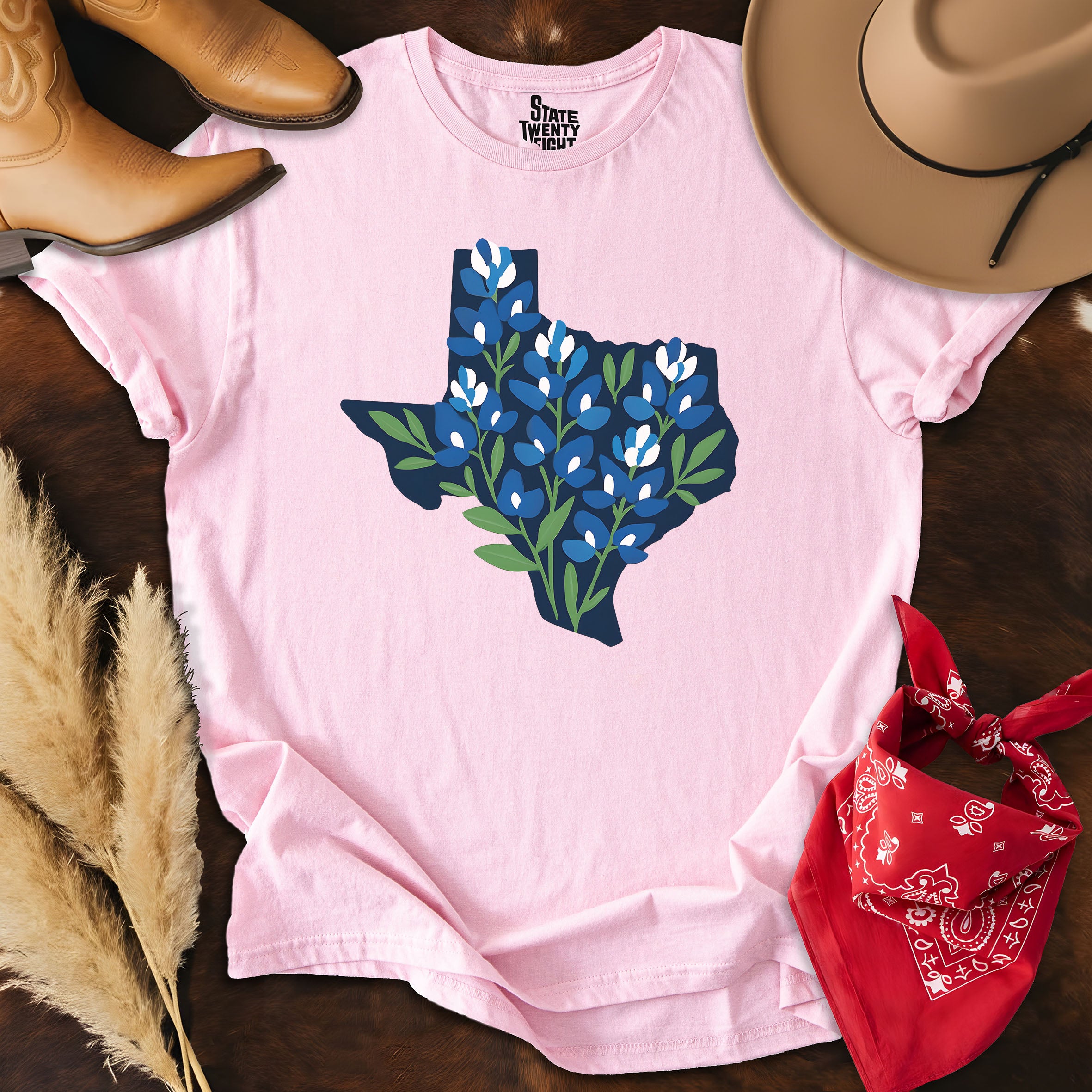 Lone Star Blooms  T-shirt