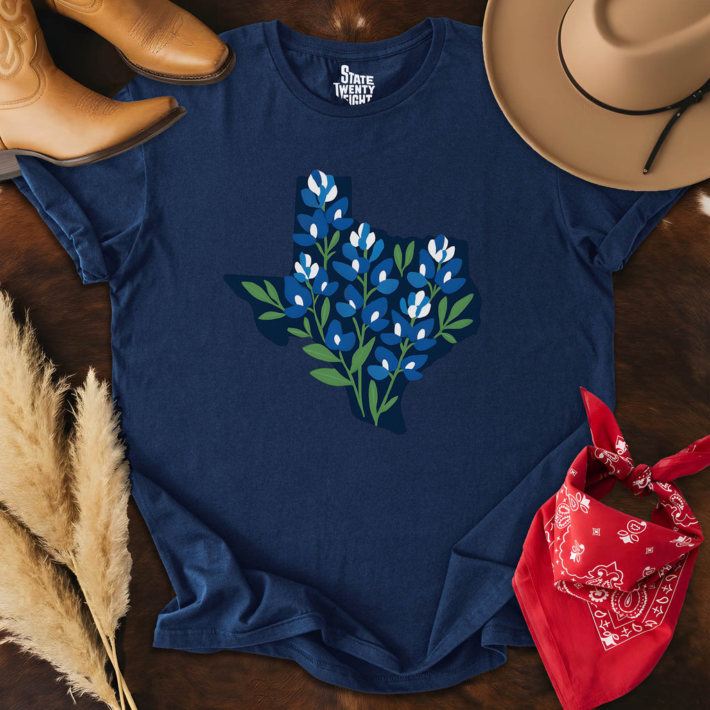 Lone Star Blooms  T-shirt