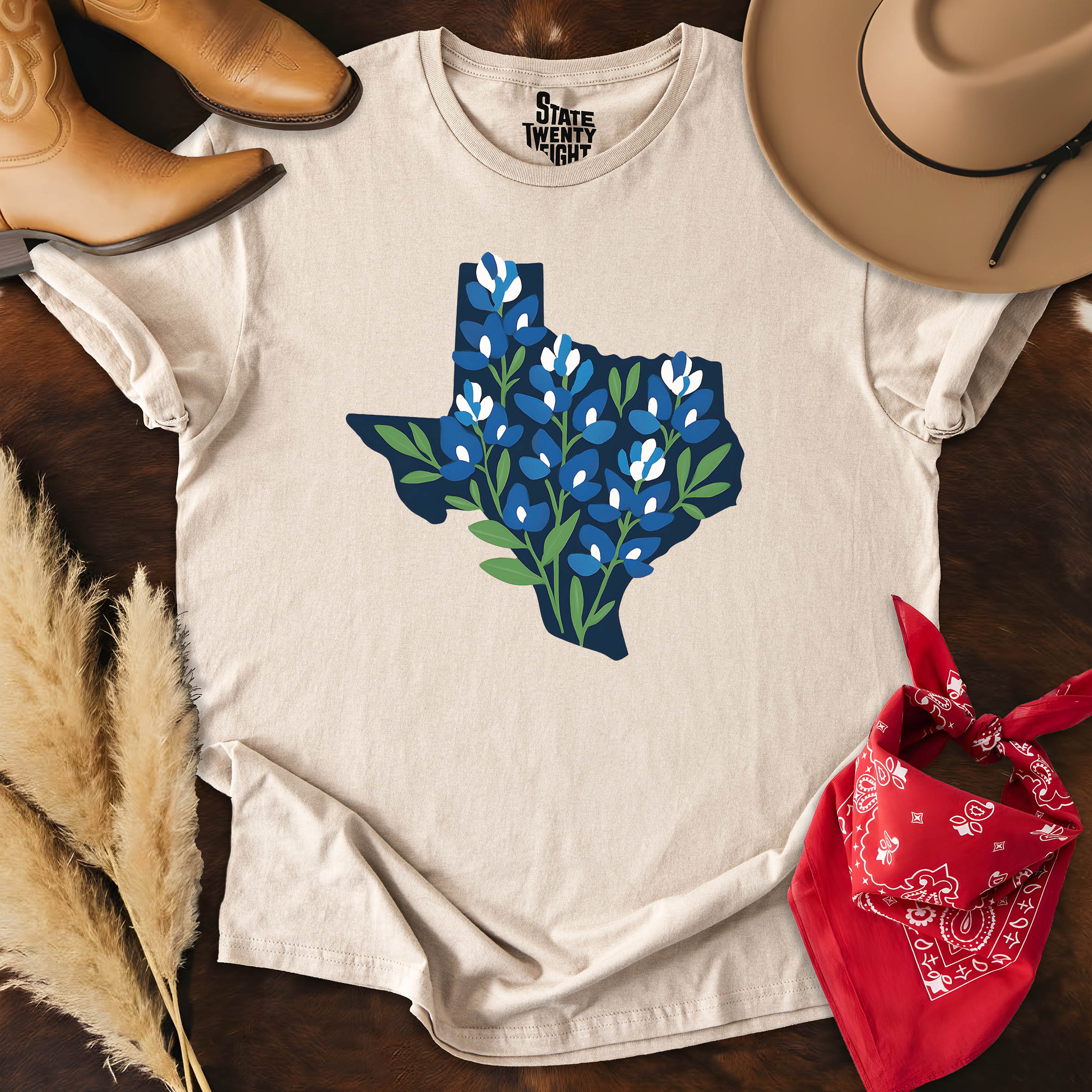 Lone Star Blooms  T-shirt