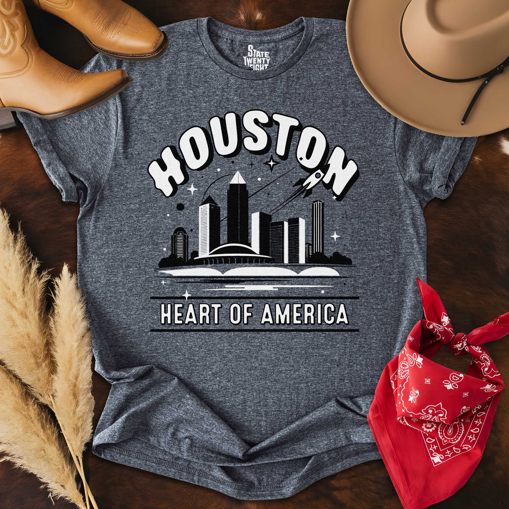 Houston Outlines  T-shirt