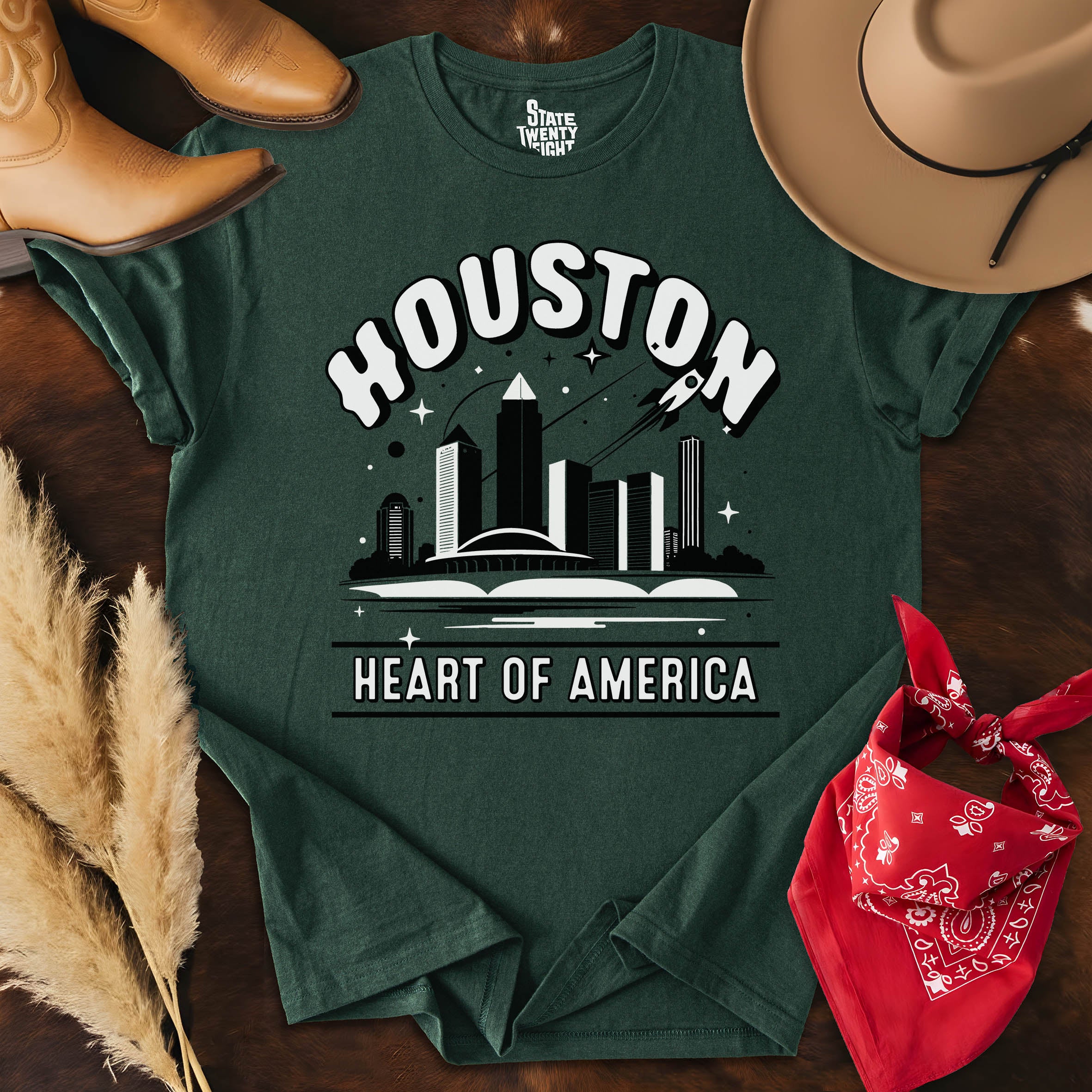 Houston Outlines  T-shirt