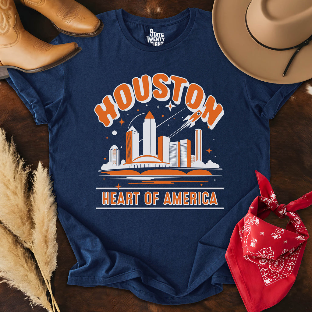 Houston Outlines  T-shirt