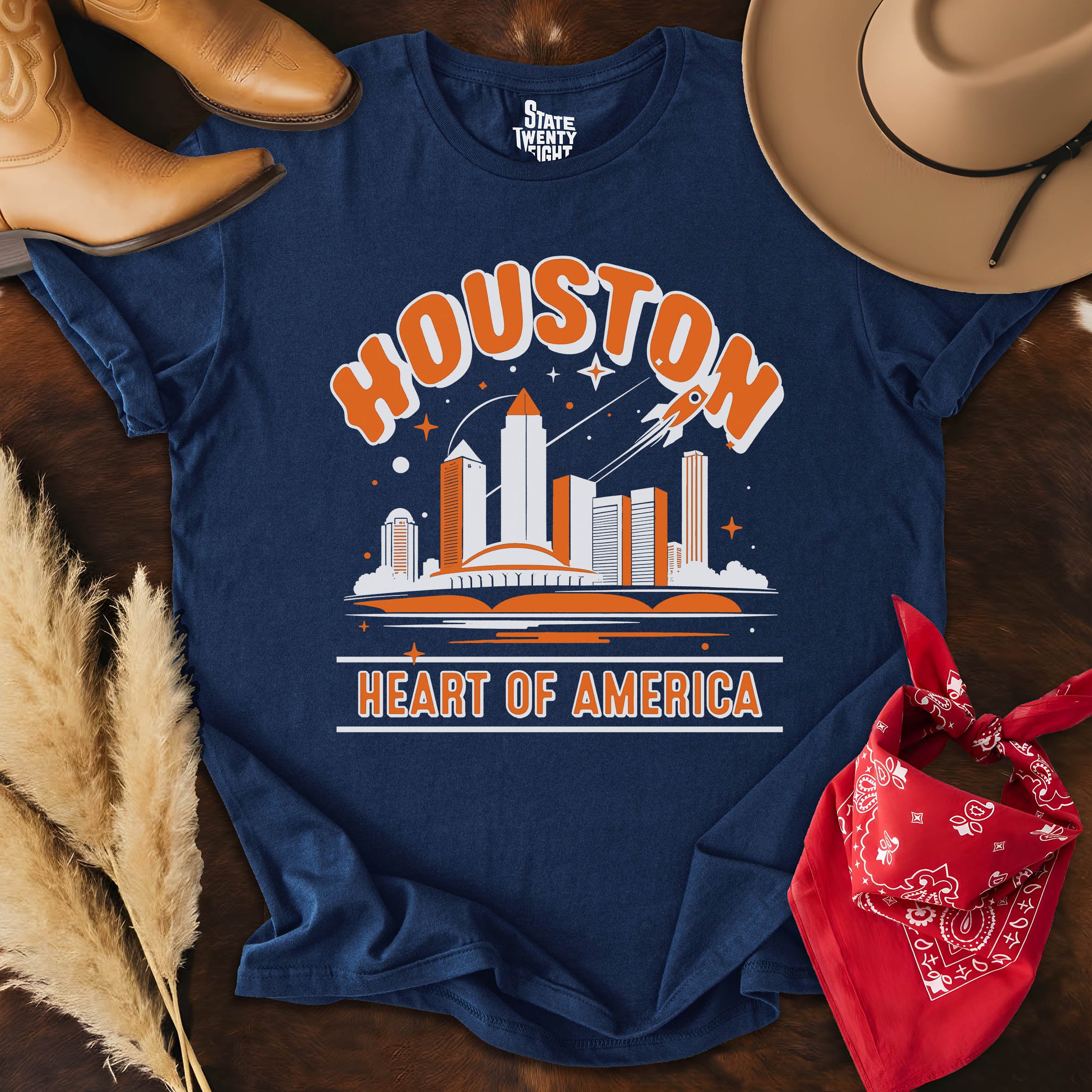 Houston Outlines  T-shirt