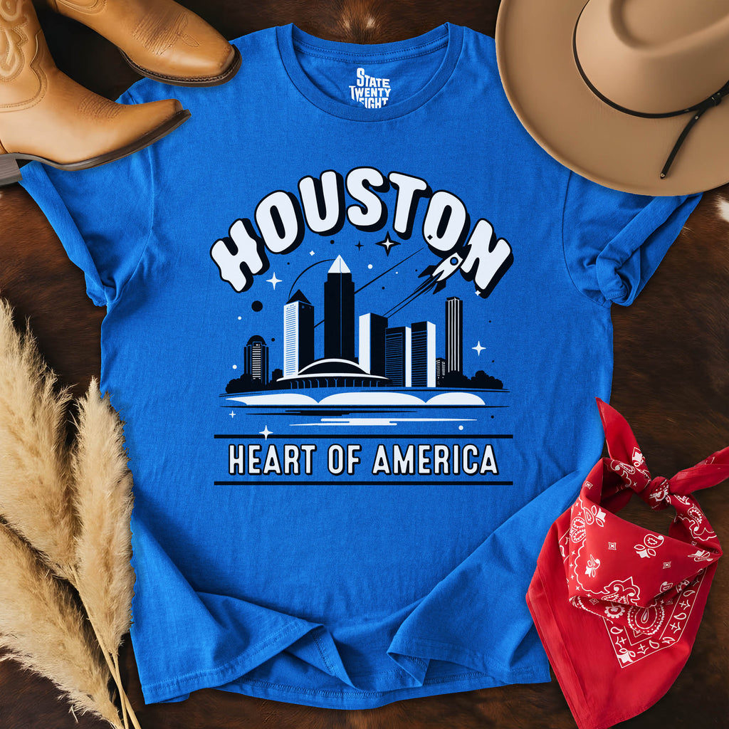 Houston Outlines  T-shirt