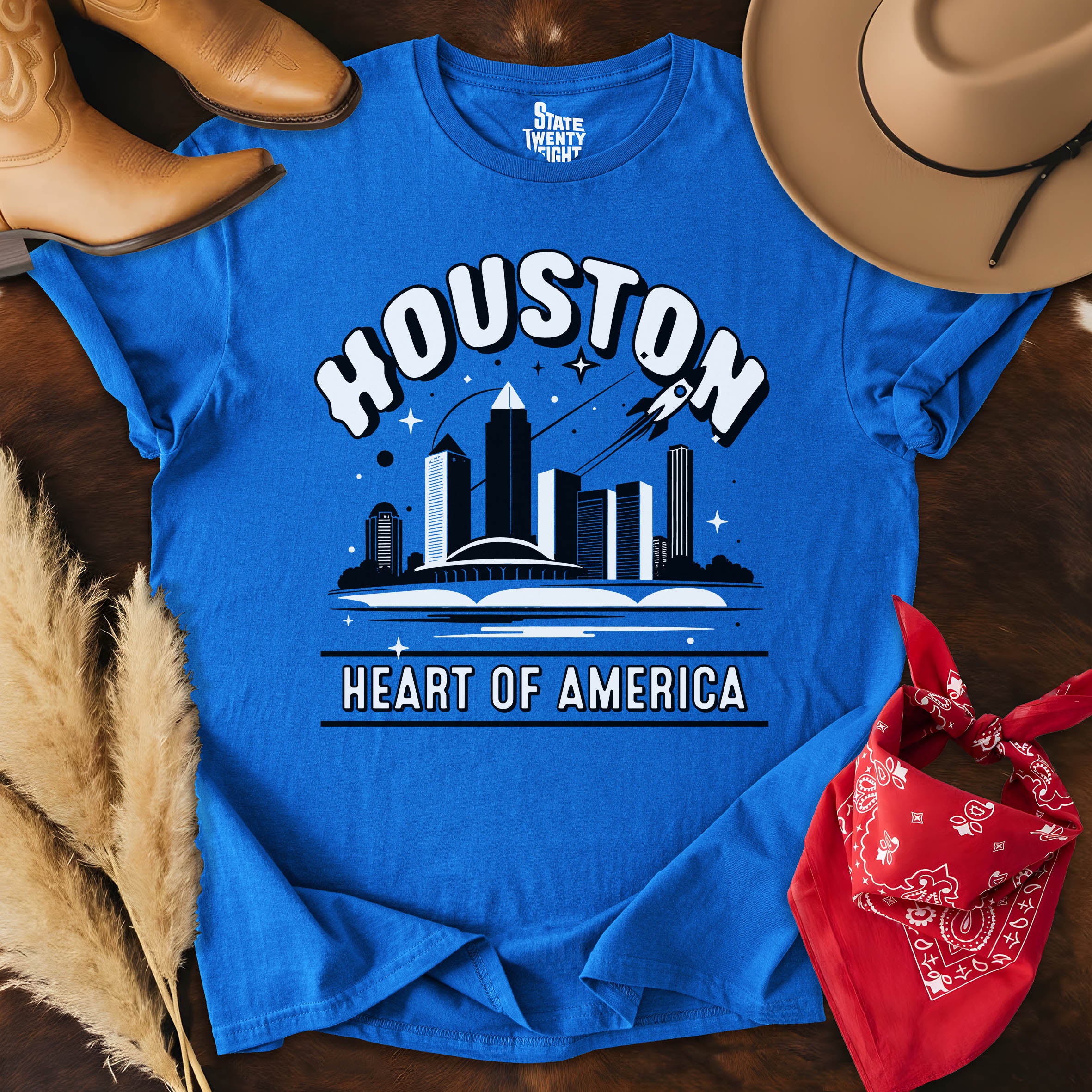 Houston Outlines  T-shirt