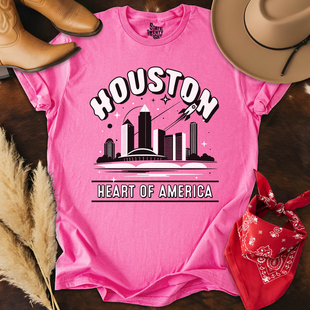 Houston Outlines  T-shirt