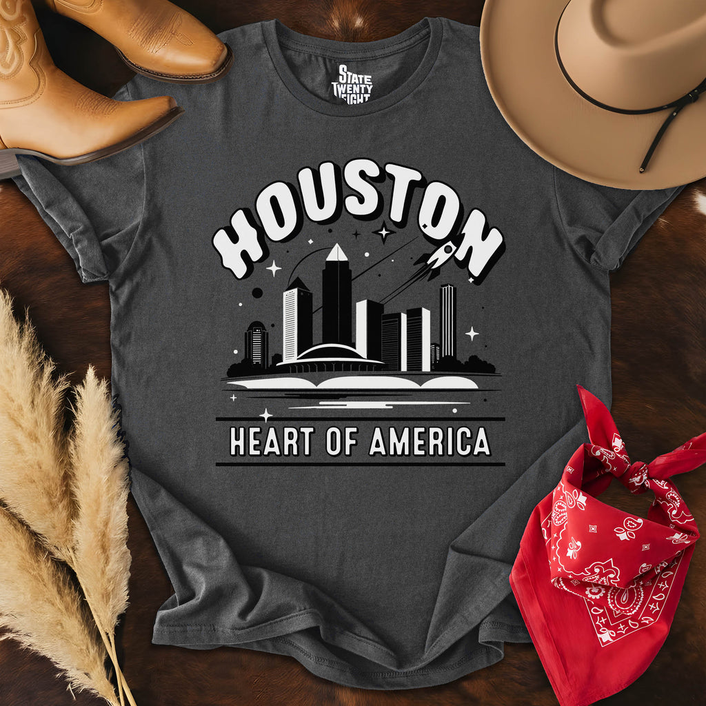 Houston Outlines  T-shirt