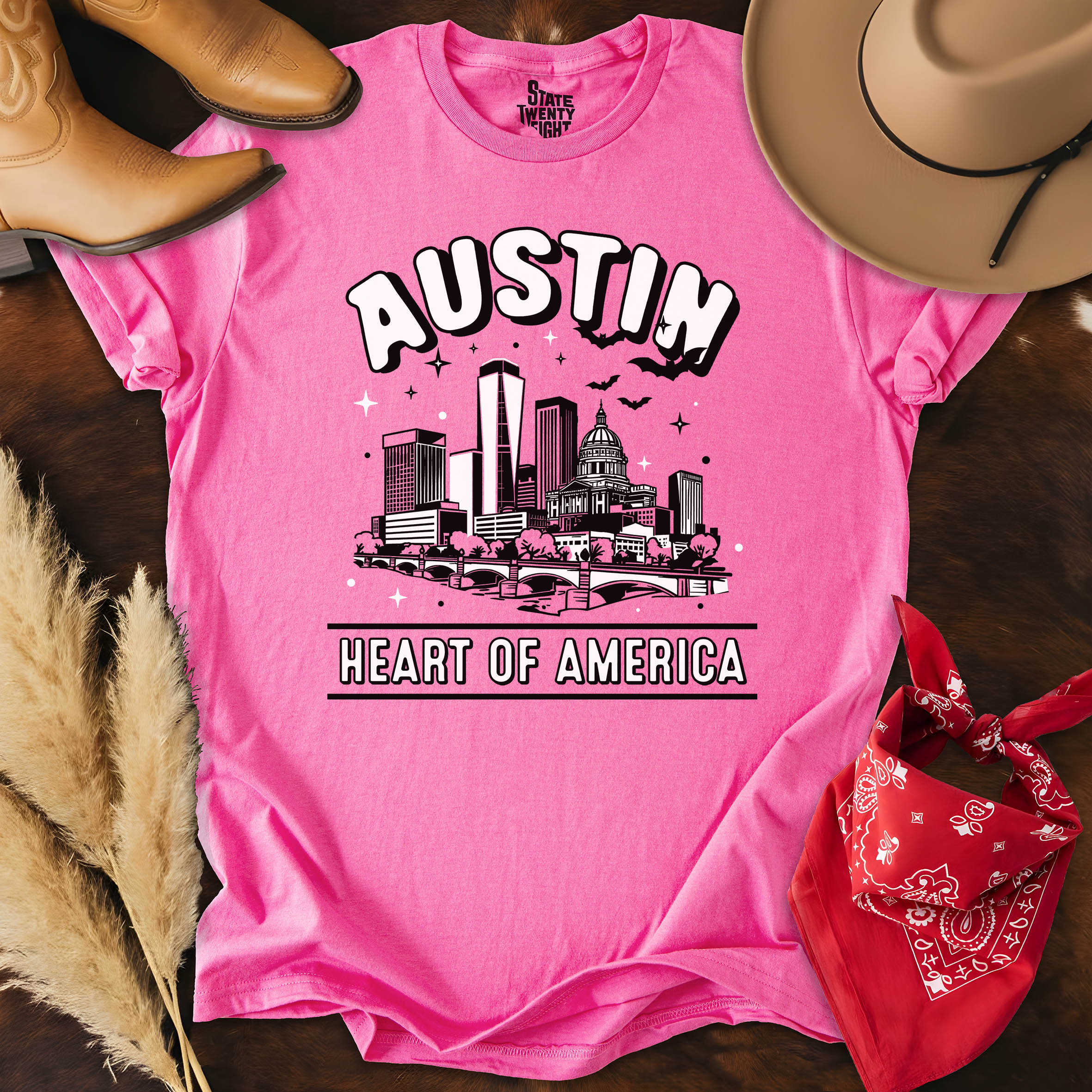 Austin Outlines  T-shirt