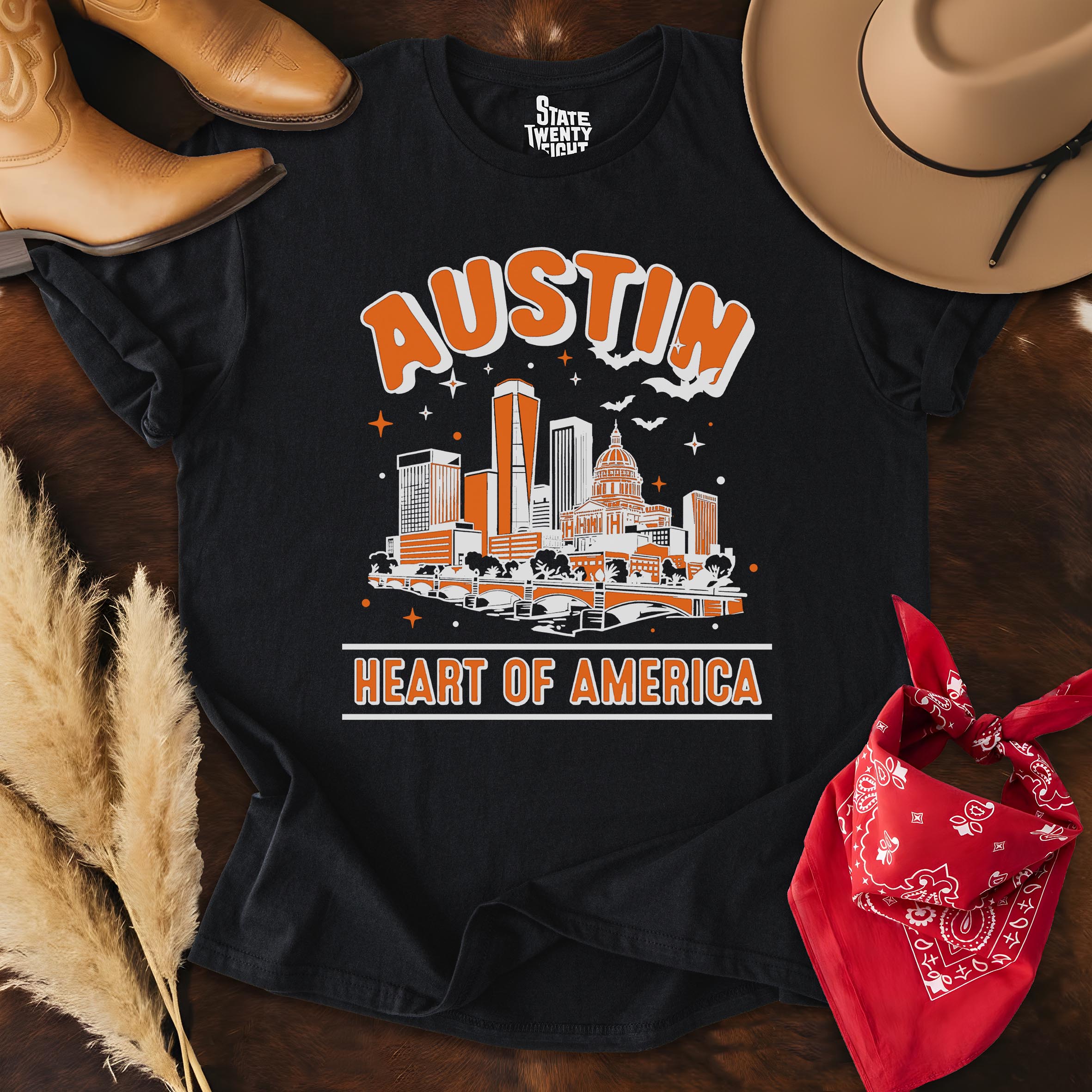 Austin Outlines  T-shirt