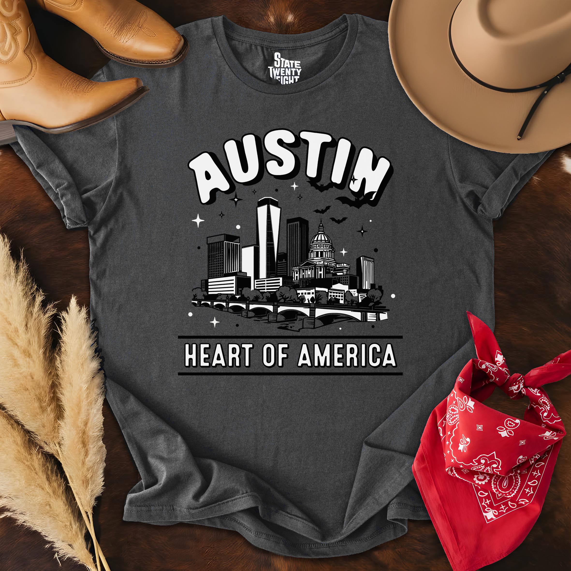 Austin Outlines  T-shirt