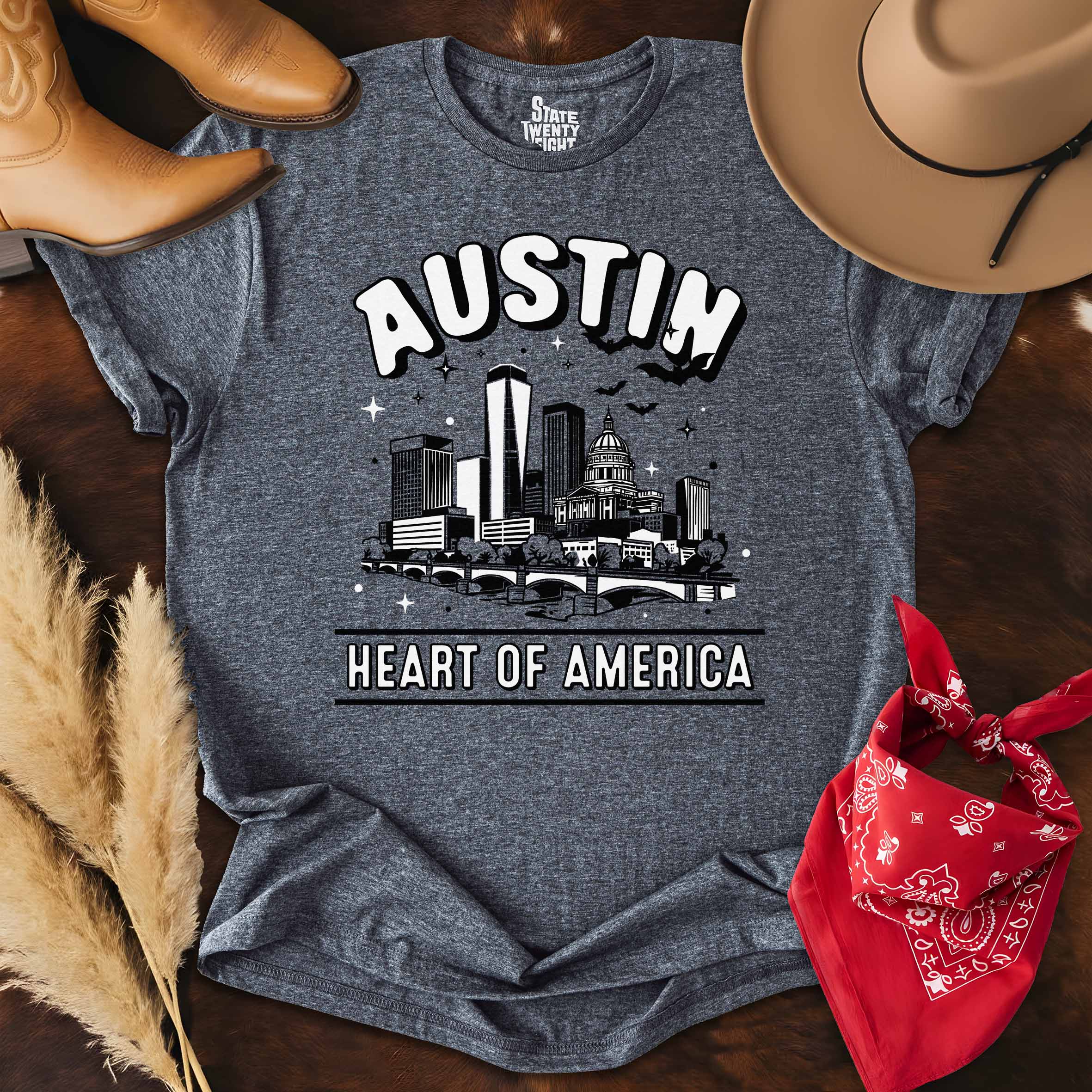 Austin Outlines  T-shirt