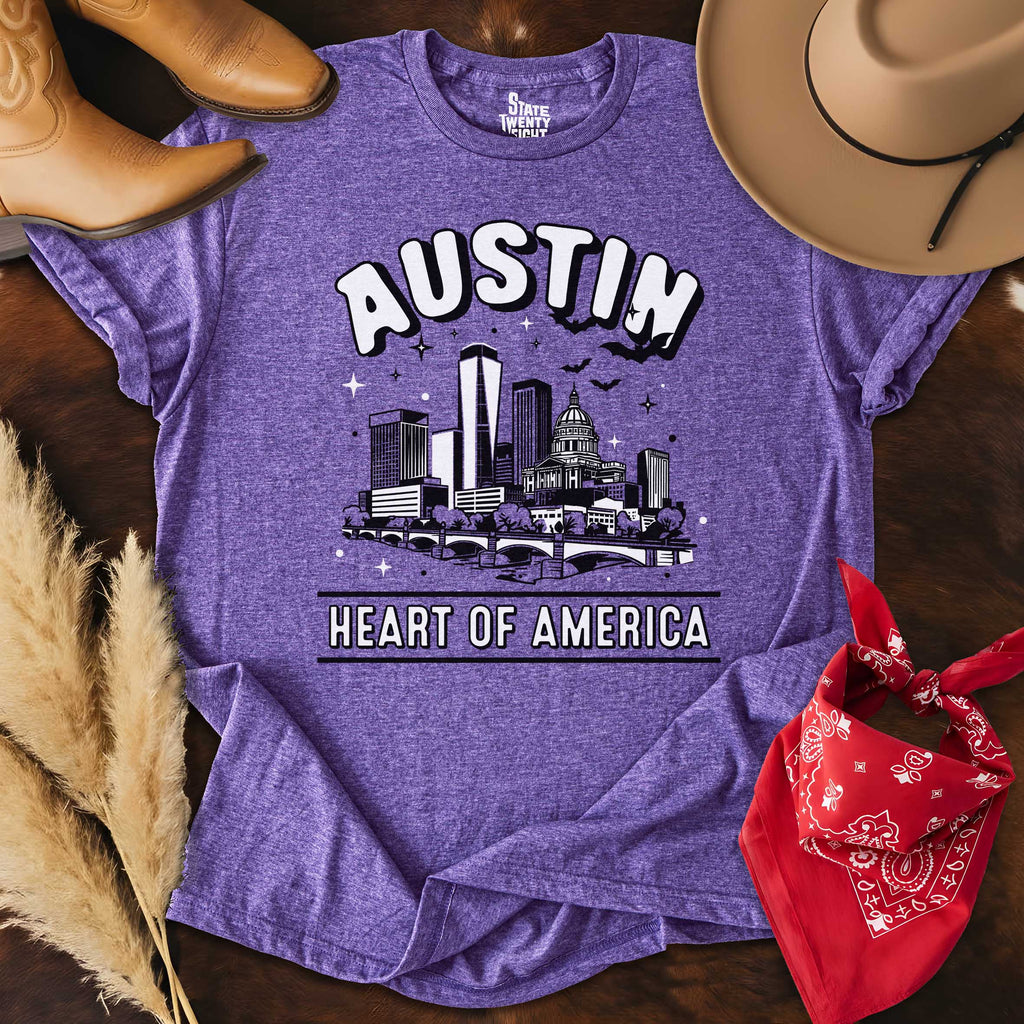 Austin Outlines  T-shirt