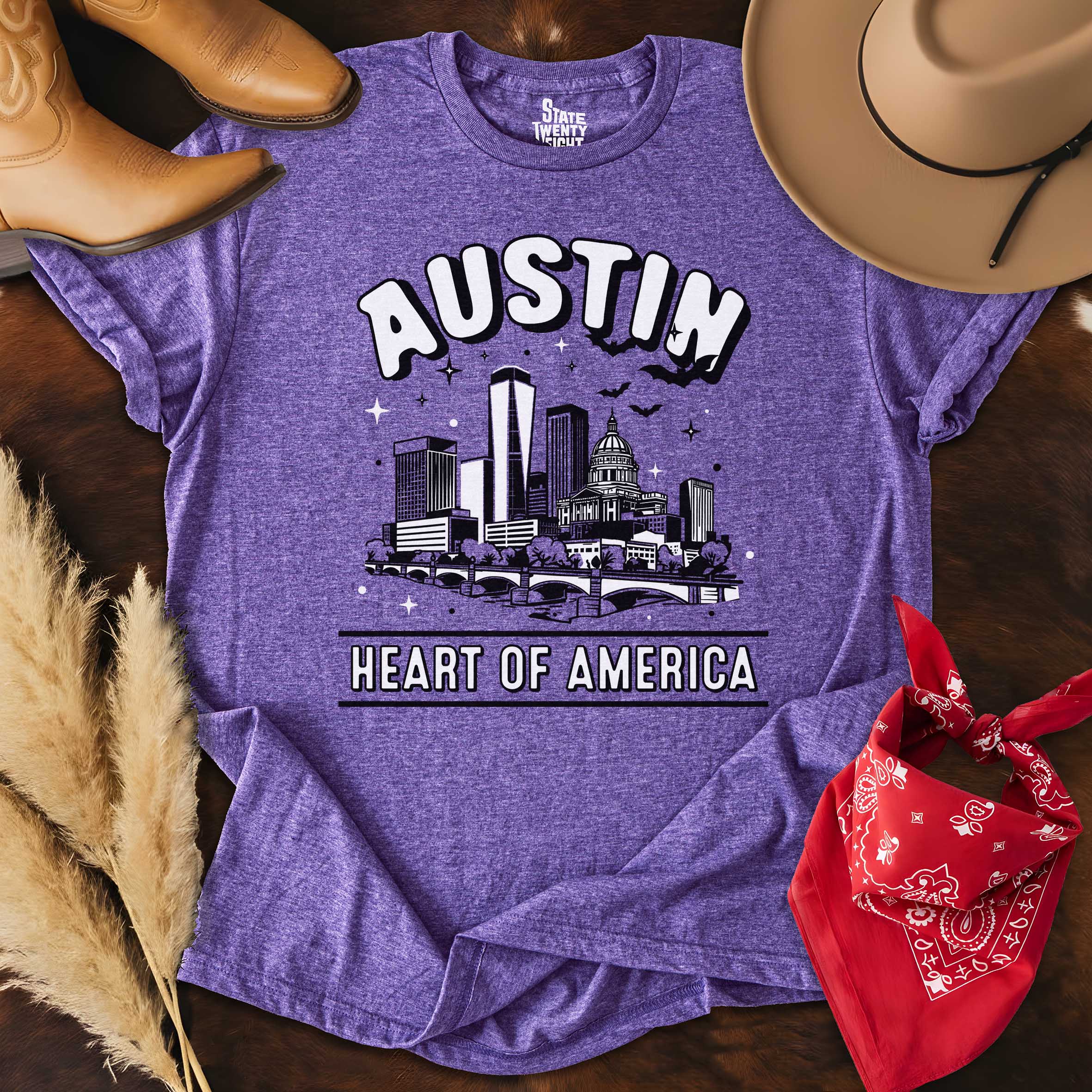 Austin Outlines  T-shirt