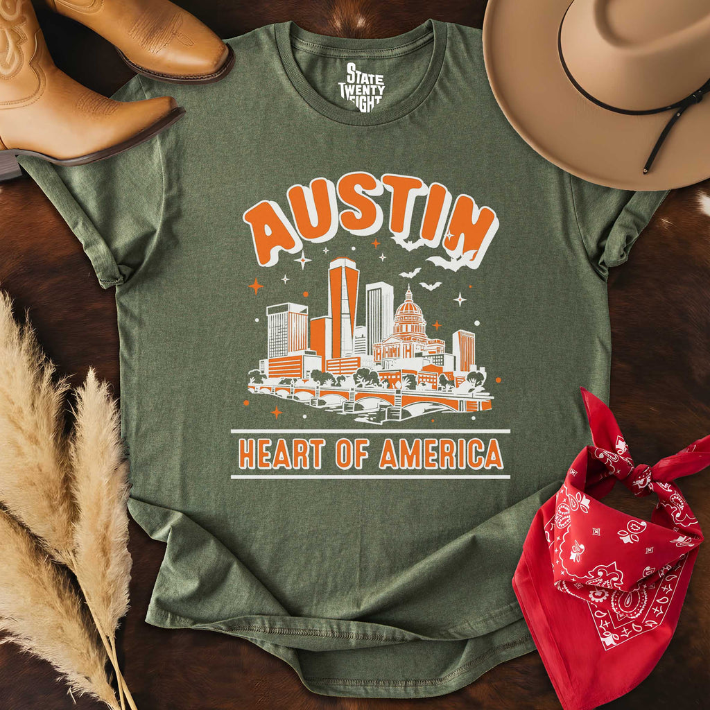 Austin Outlines  T-shirt