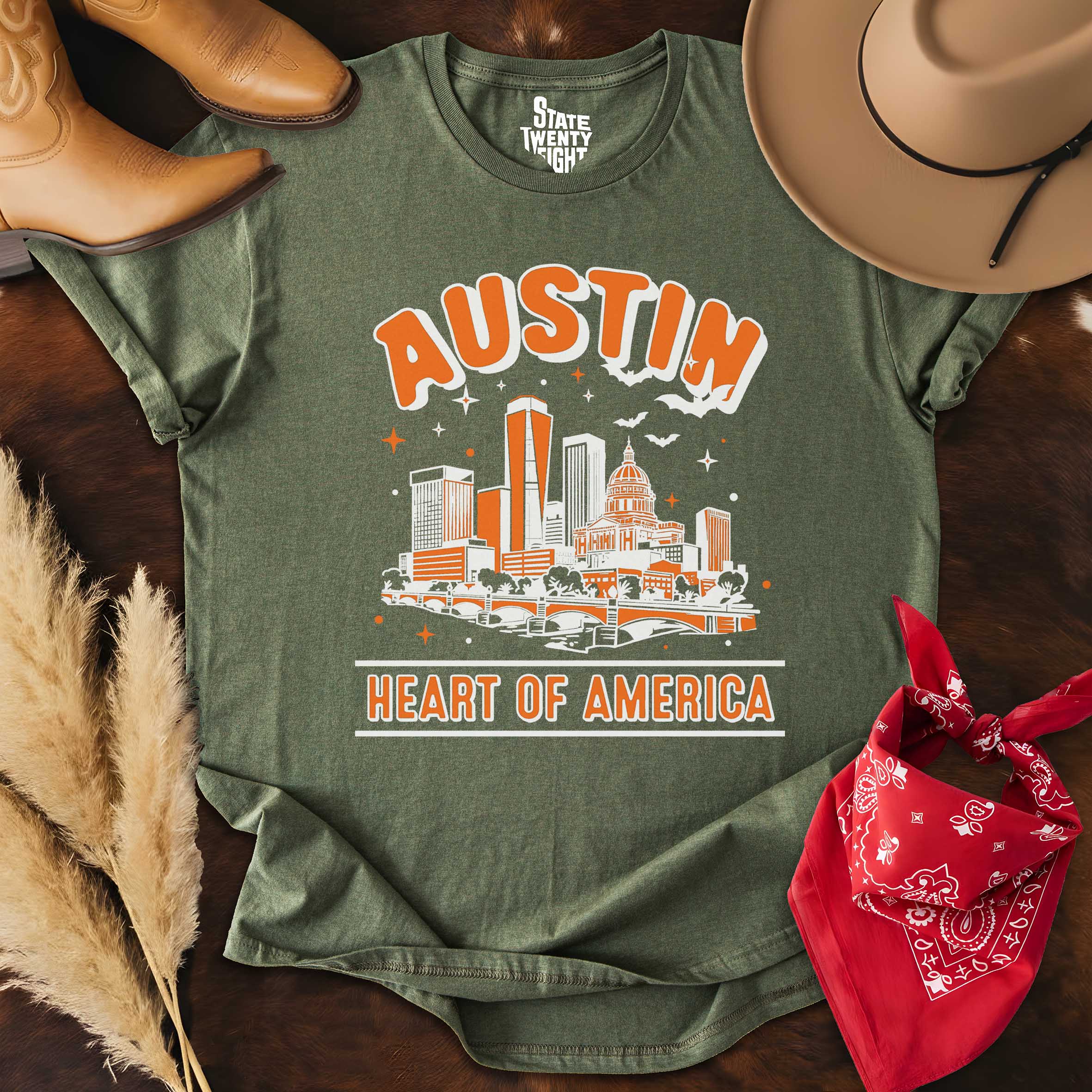 Austin Outlines  T-shirt