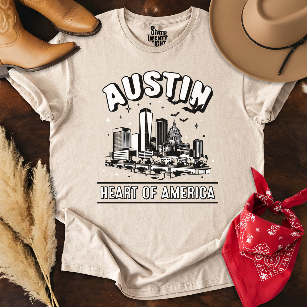 Austin Outlines  T-shirt