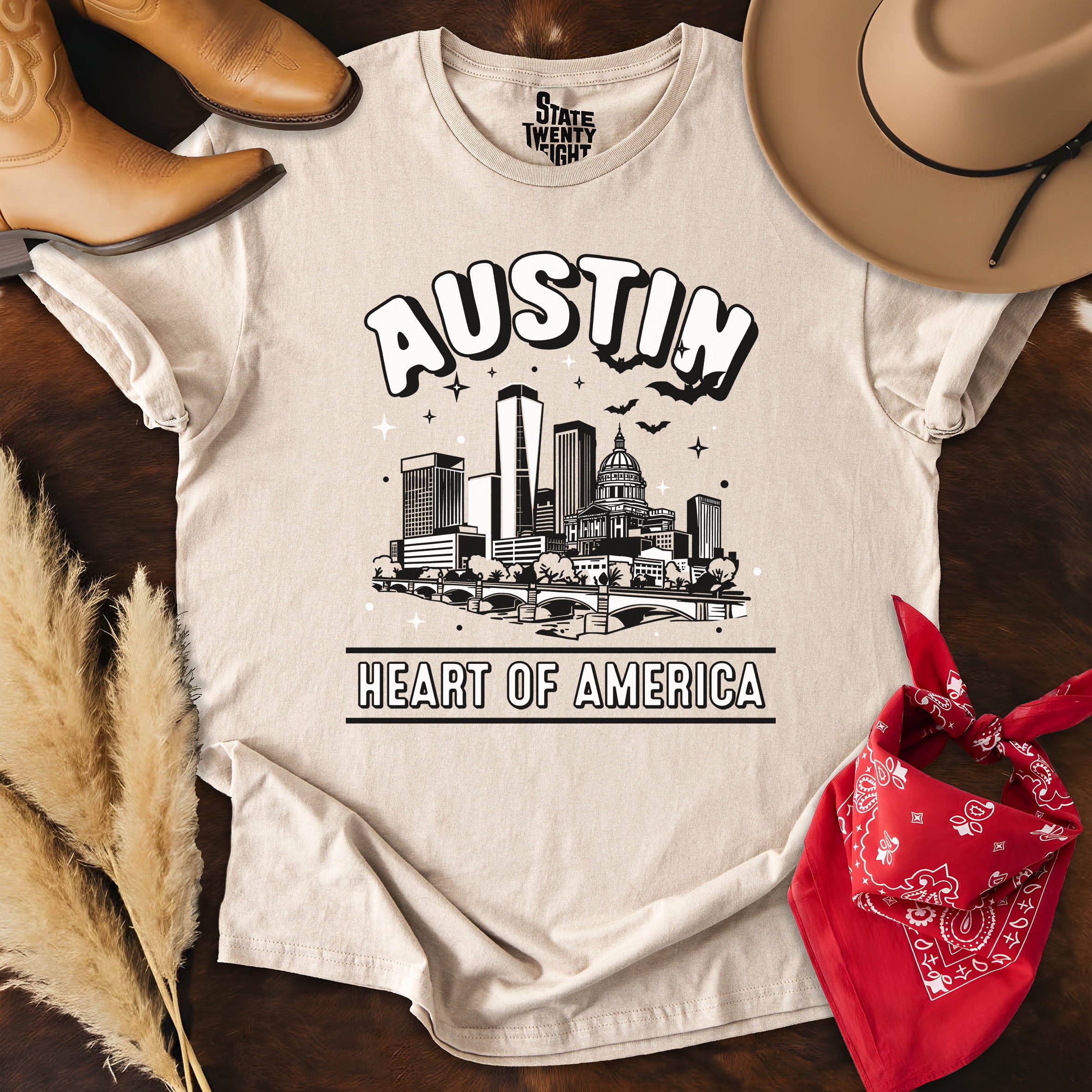 Austin Outlines  T-shirt