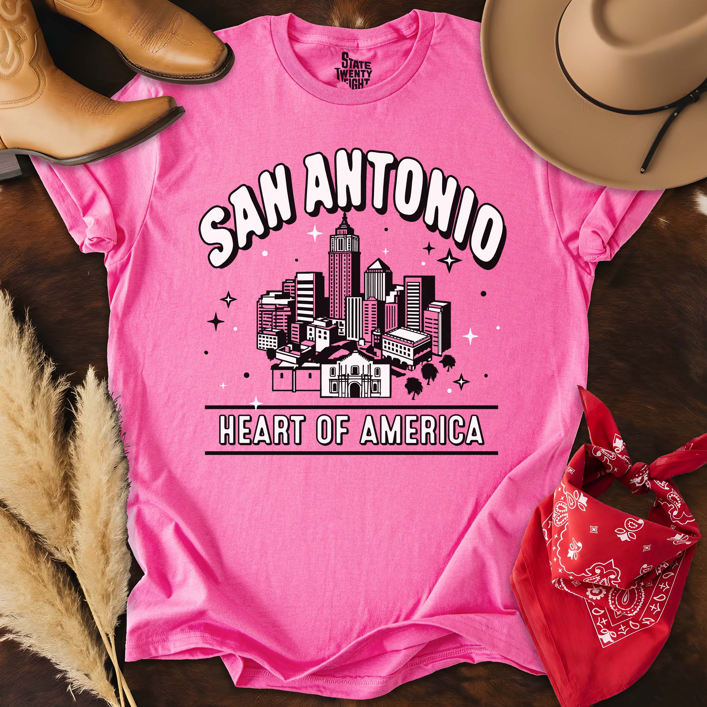 San Antonio Outlines  T-shirt