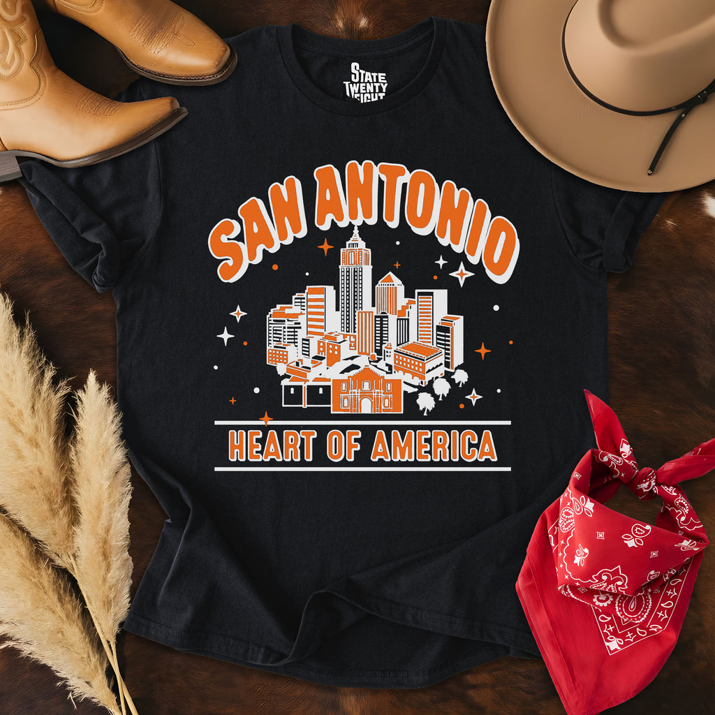 San Antonio Outlines  T-shirt
