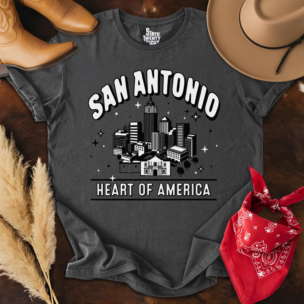 San Antonio Outlines  T-shirt