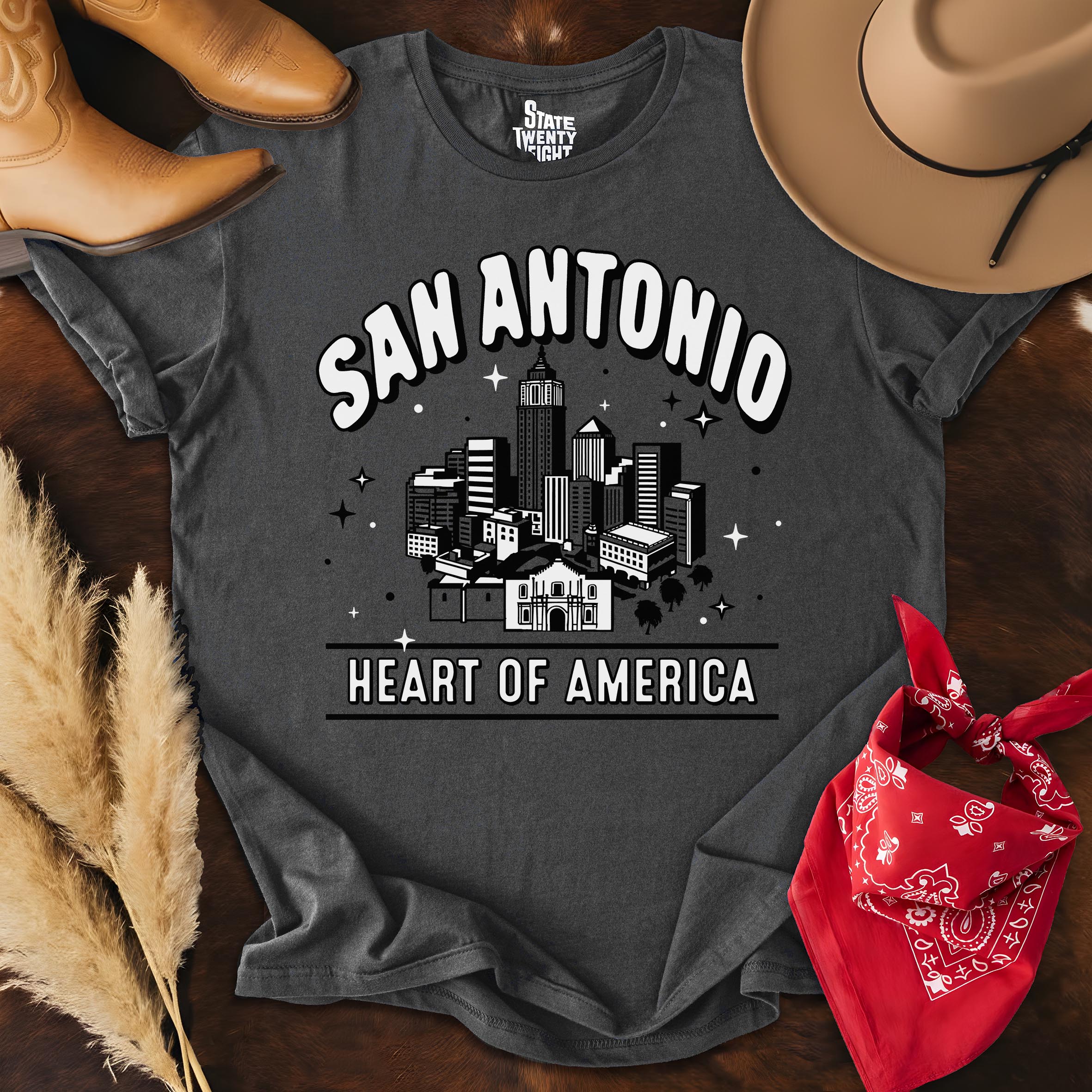San Antonio Outlines  T-shirt