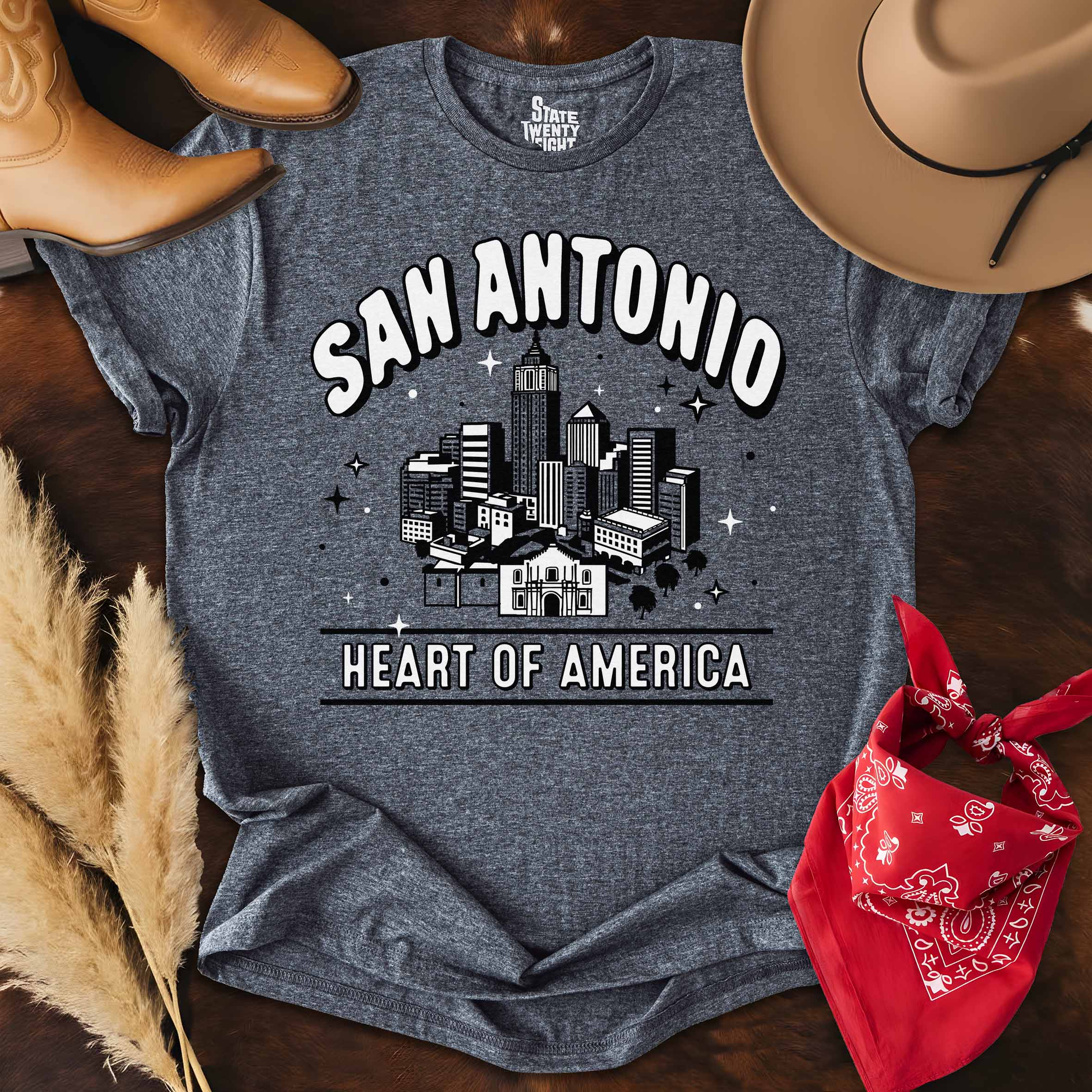 San Antonio Outlines  T-shirt