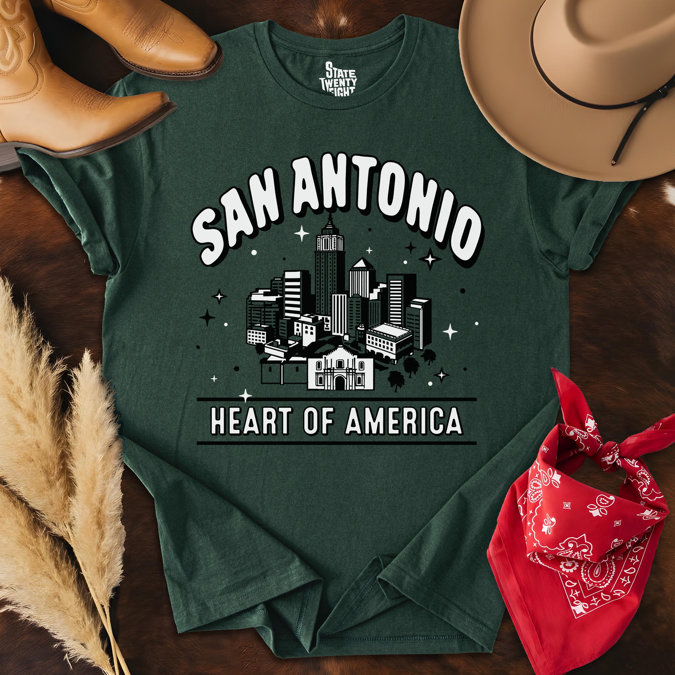 San Antonio Outlines  T-shirt