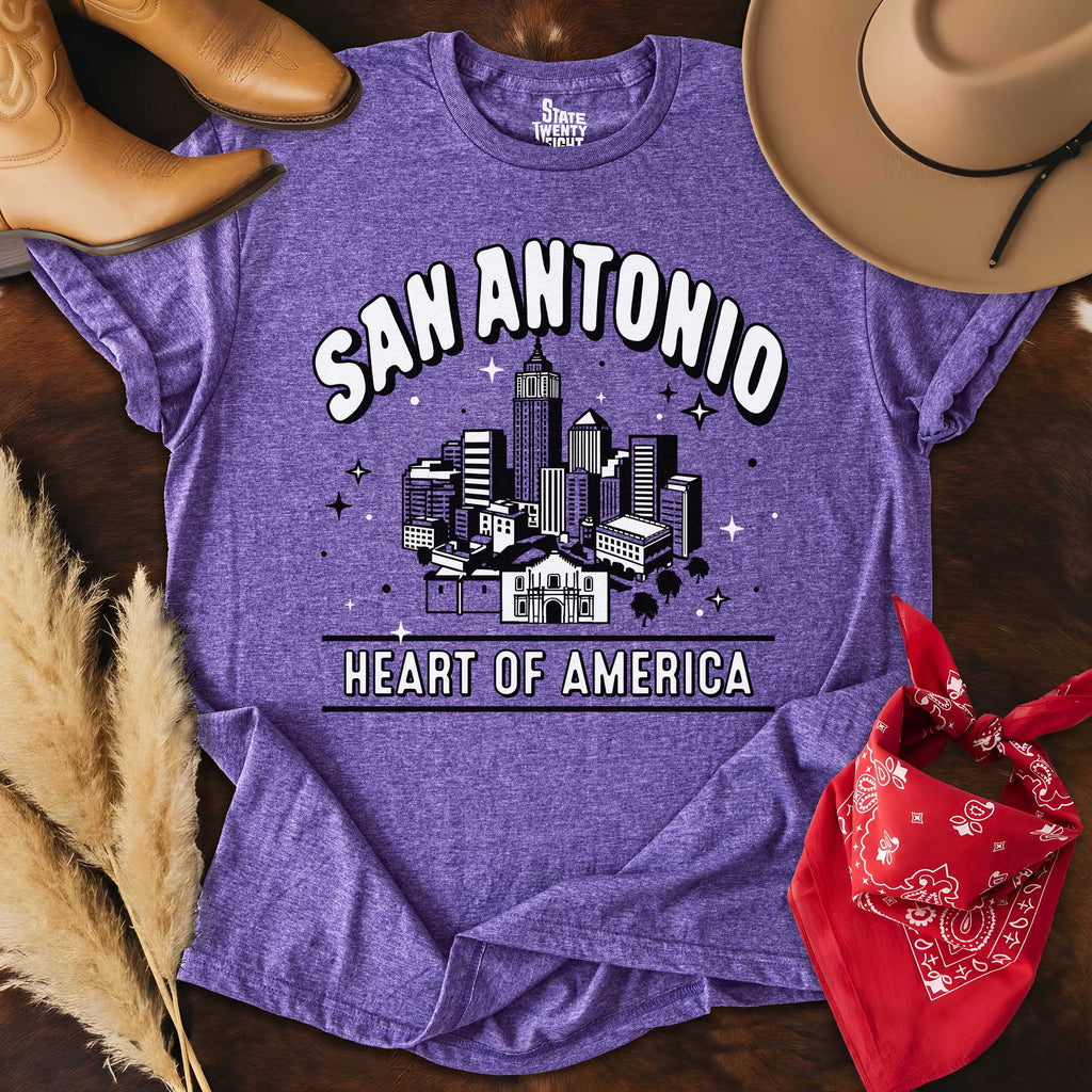 San Antonio Outlines  T-shirt