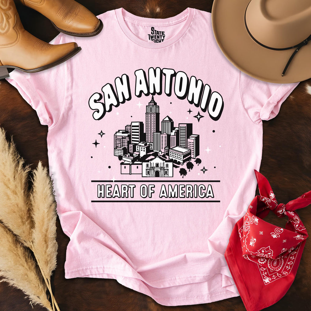 San Antonio Outlines  T-shirt