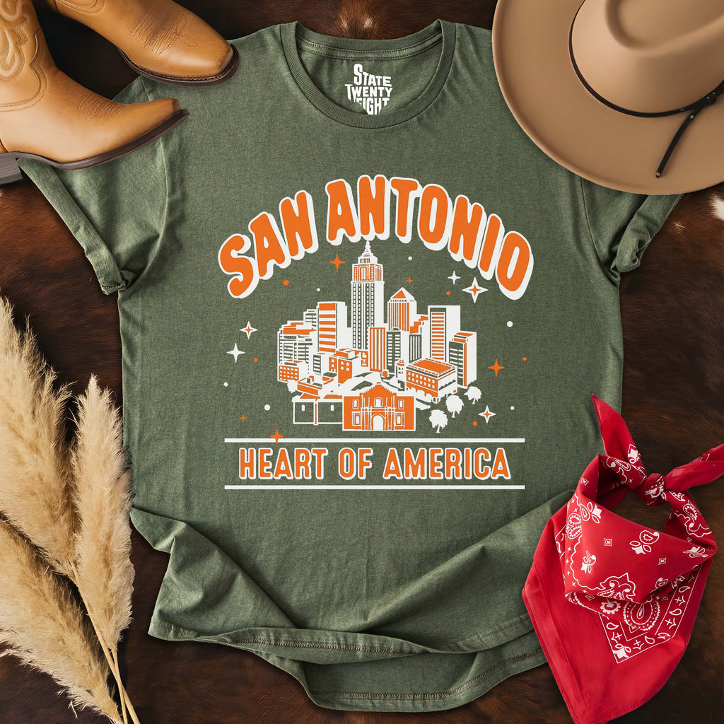 San Antonio Outlines  T-shirt