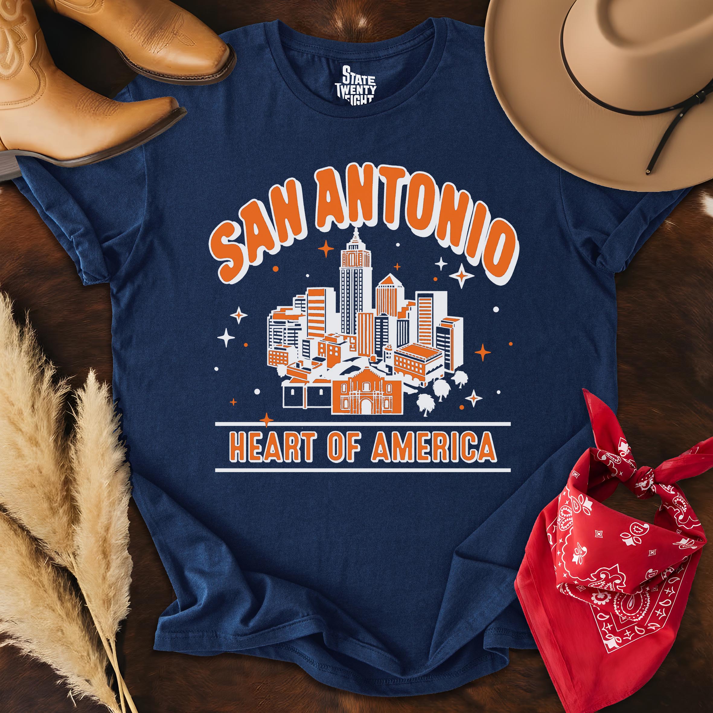 San Antonio Outlines  T-shirt