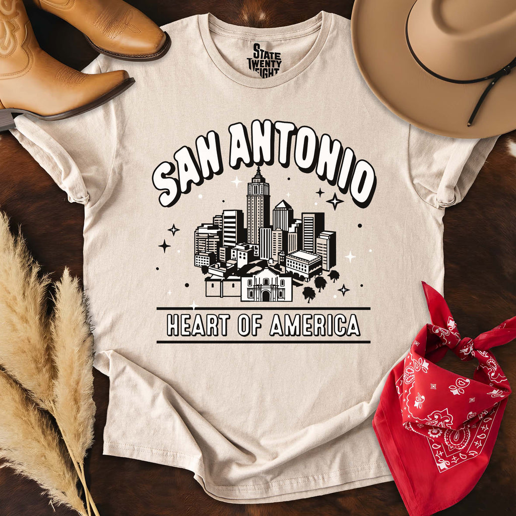 San Antonio Outlines  T-shirt