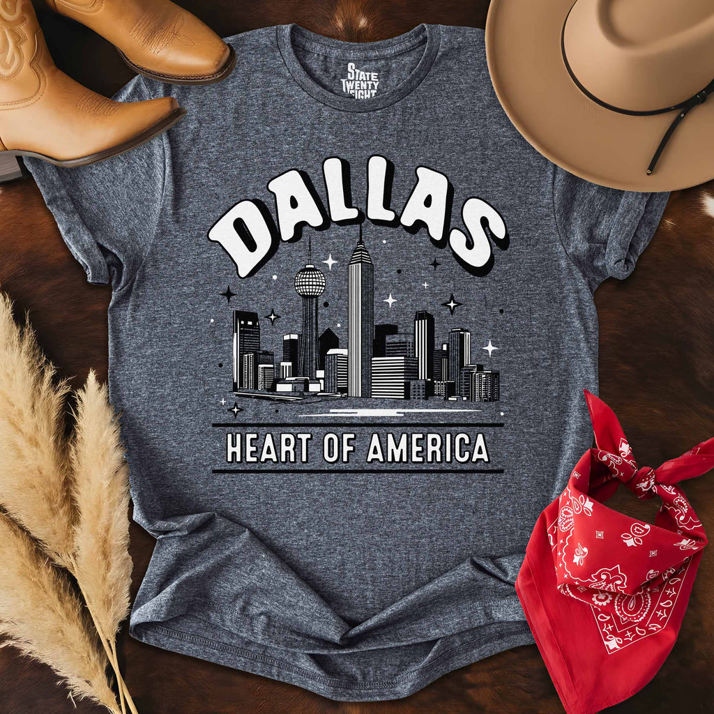 Dallas Outlines  T-shirt