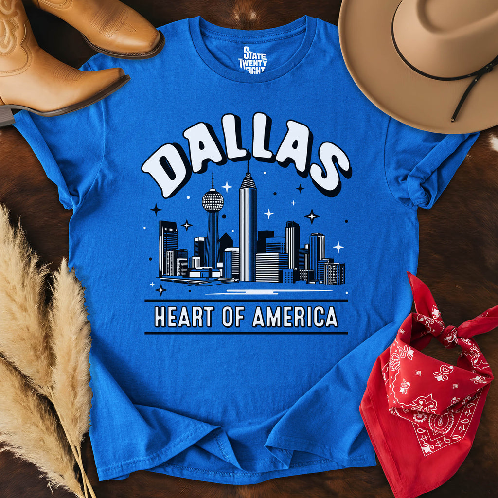 Dallas Outlines  T-shirt